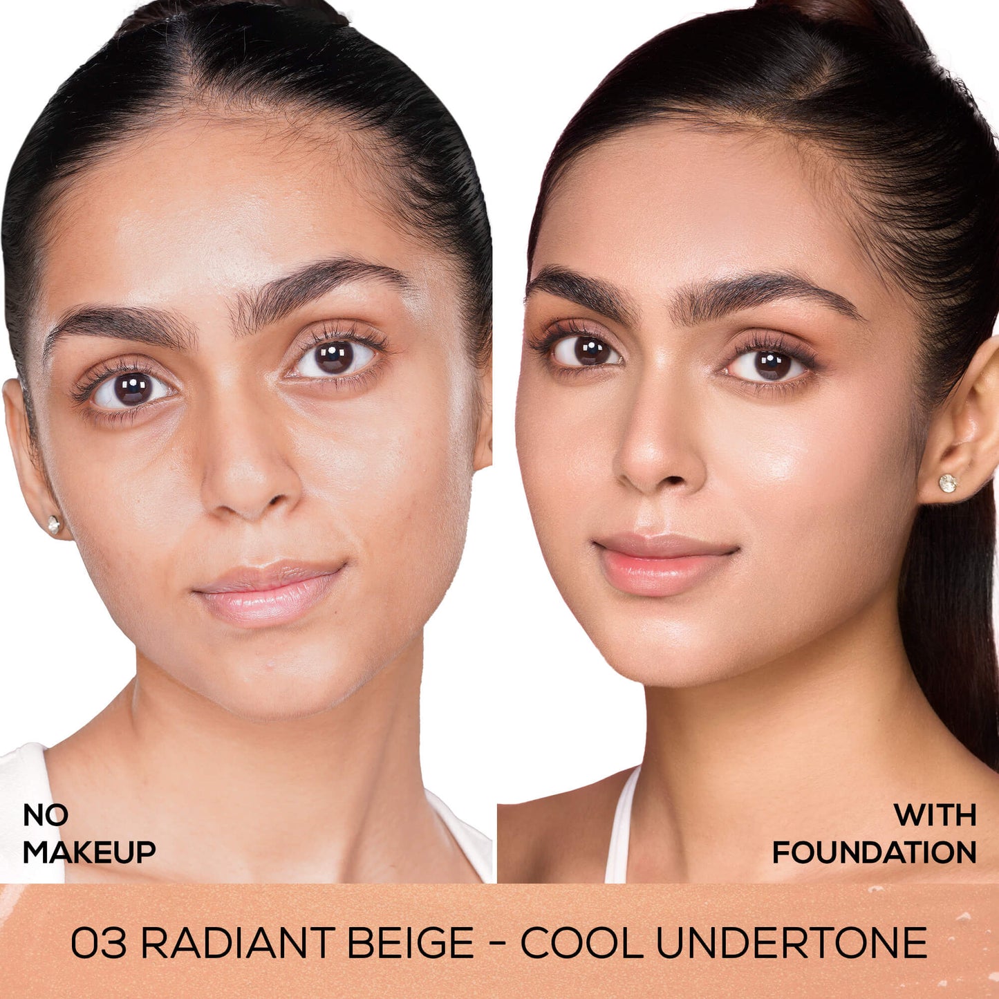 RENEE Lumi Glow Highlighting Liquid Foundation With Dewy Finish, Buildable Coverage & 3D Glow, 30 ml