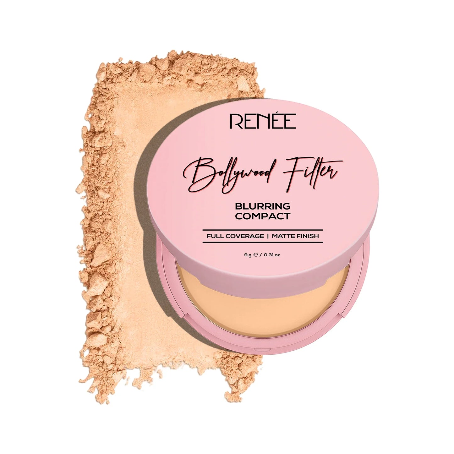 RENEE Bollywood Filter Blurring Matte Finish Compact, 9 g