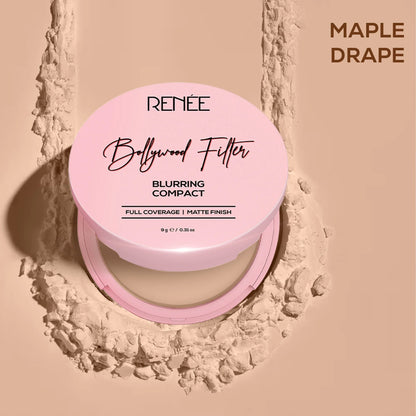 RENEE Bollywood Filter Blurring Matte Finish Compact, 9 g