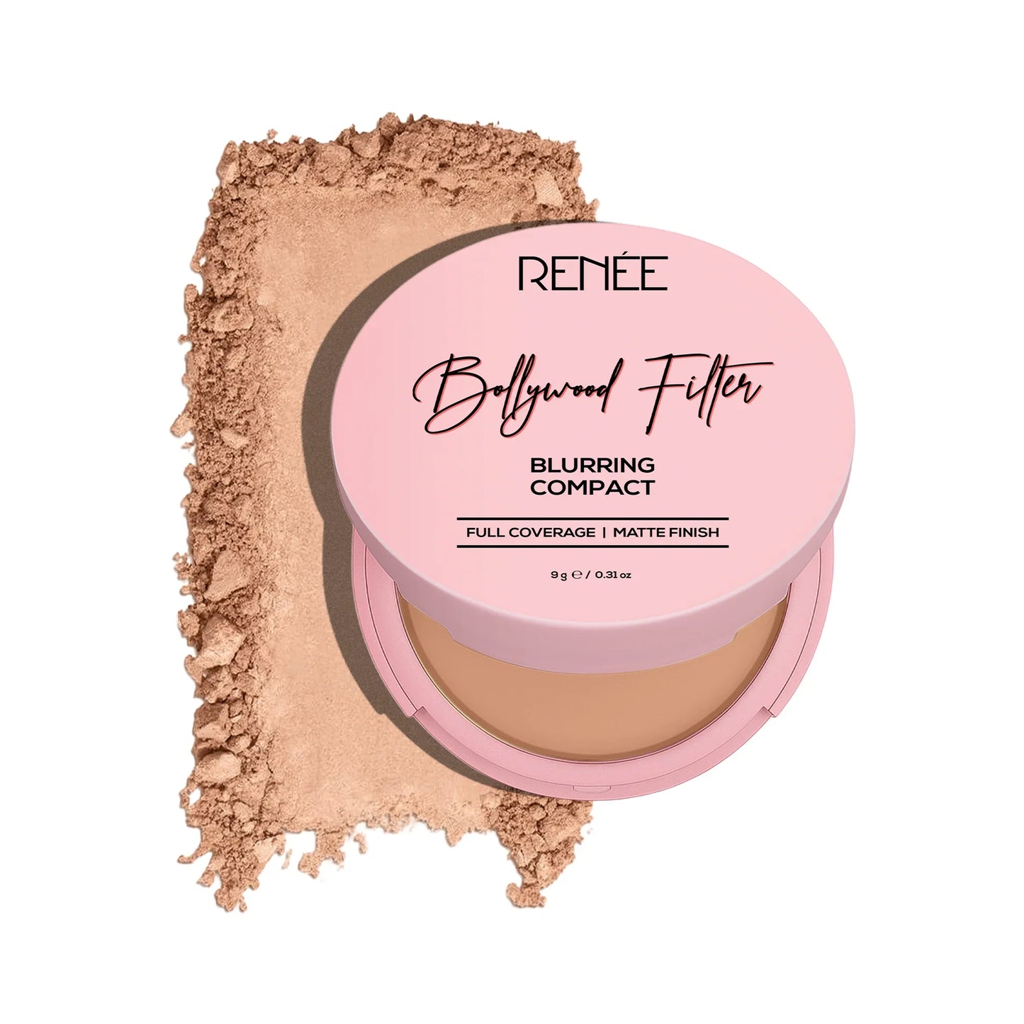 RENEE Bollywood Filter Blurring Matte Finish Compact, 9 g