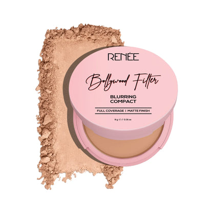 RENEE Bollywood Filter Blurring Matte Finish Compact, 9 g