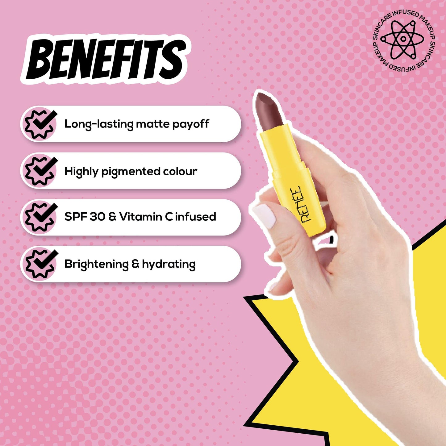 RENEE Everyday Matte Lipstick, 3 g