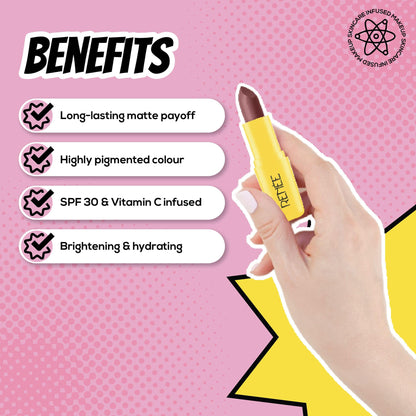 RENEE Everyday Matte Lipstick, 3 g