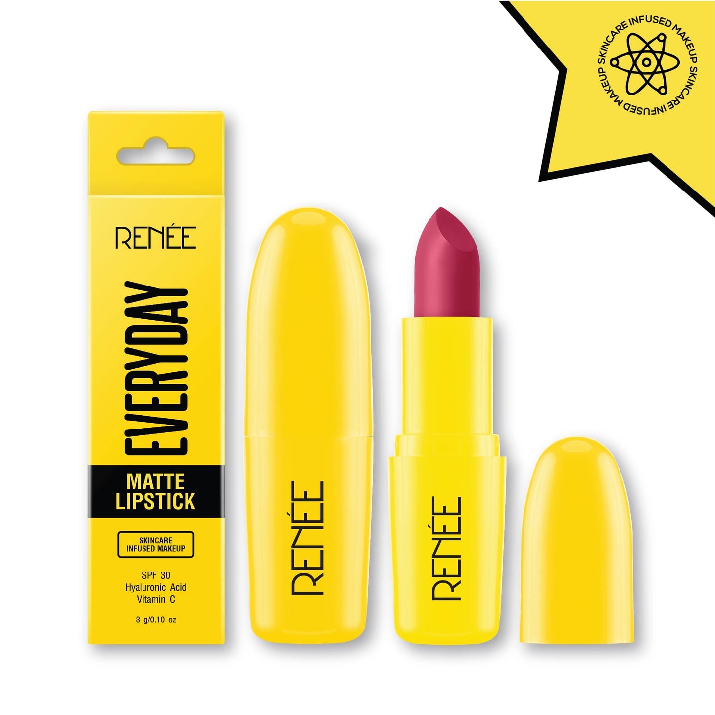 RENEE Everyday Matte Lipstick, 3 g