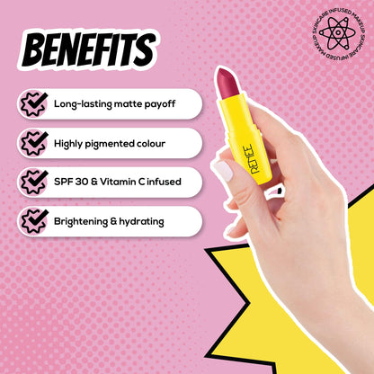 RENEE Everyday Matte Lipstick, 3 g