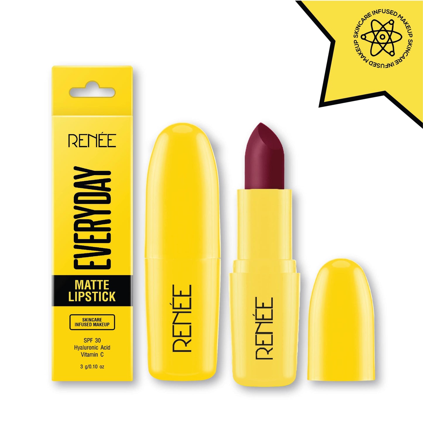 RENEE Everyday Matte Lipstick, 3 g