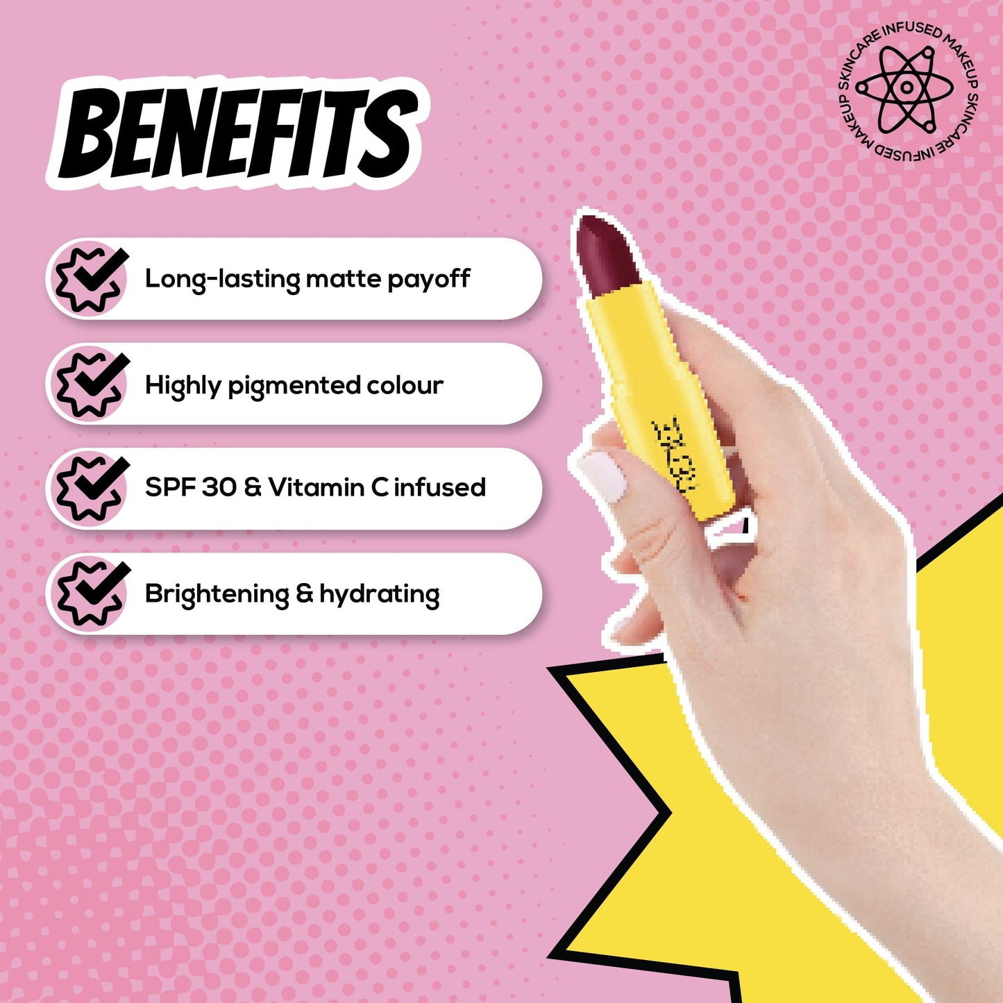 RENEE Everyday Matte Lipstick, 3 g