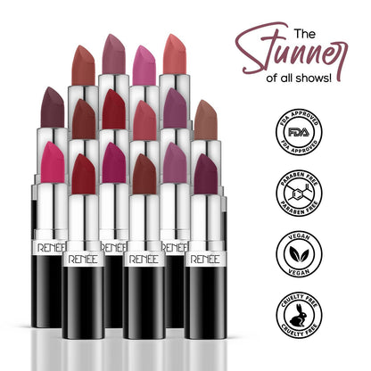 RENEE Stunner Matte Lipstick, 4 g