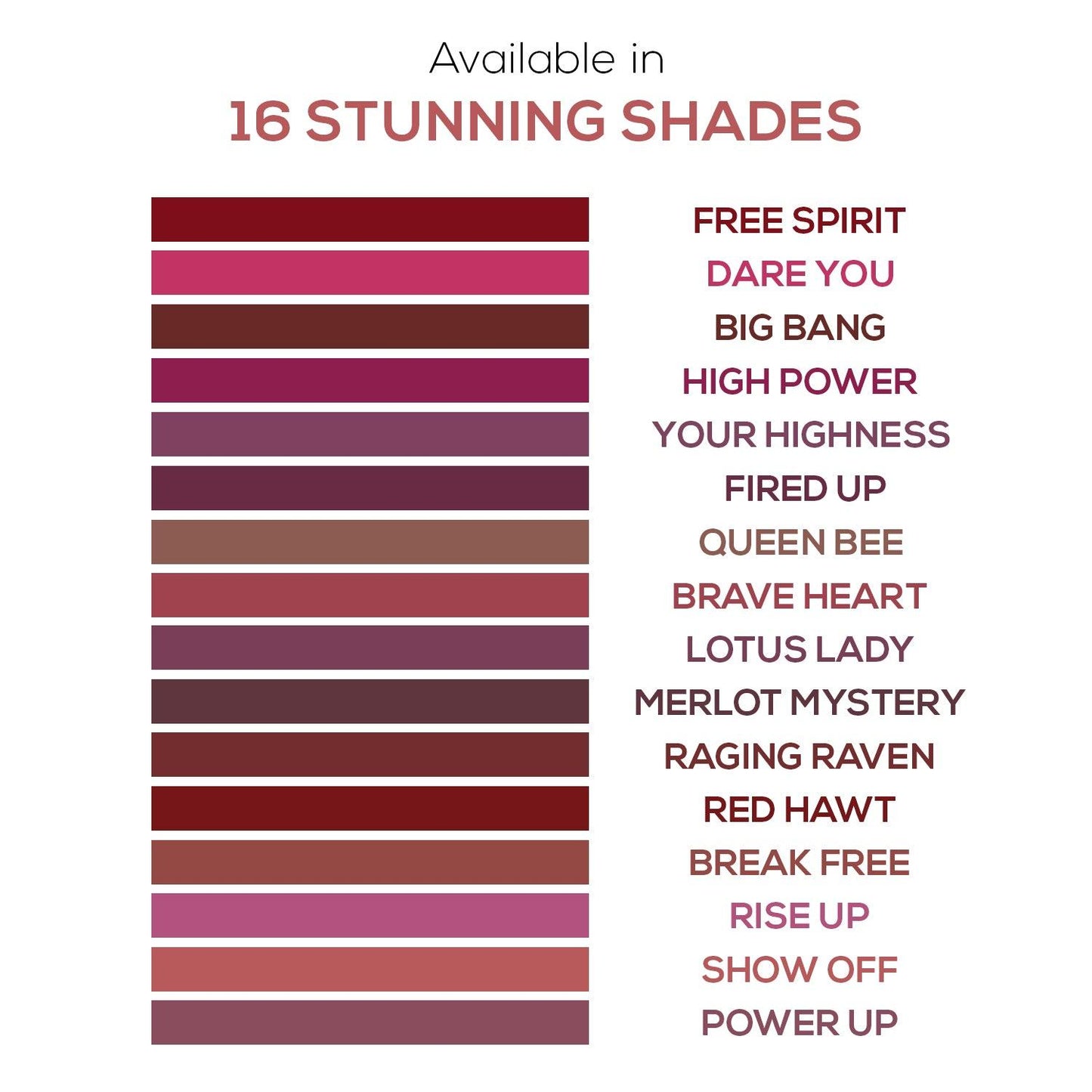 RENEE Stunner Matte Lipstick, 4 g