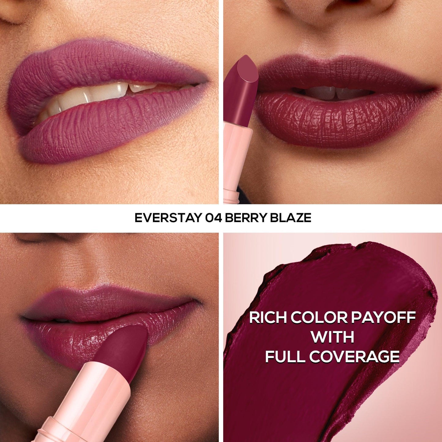 RENEE Everstay Long Stay Matte Lipstick, 4.2 g