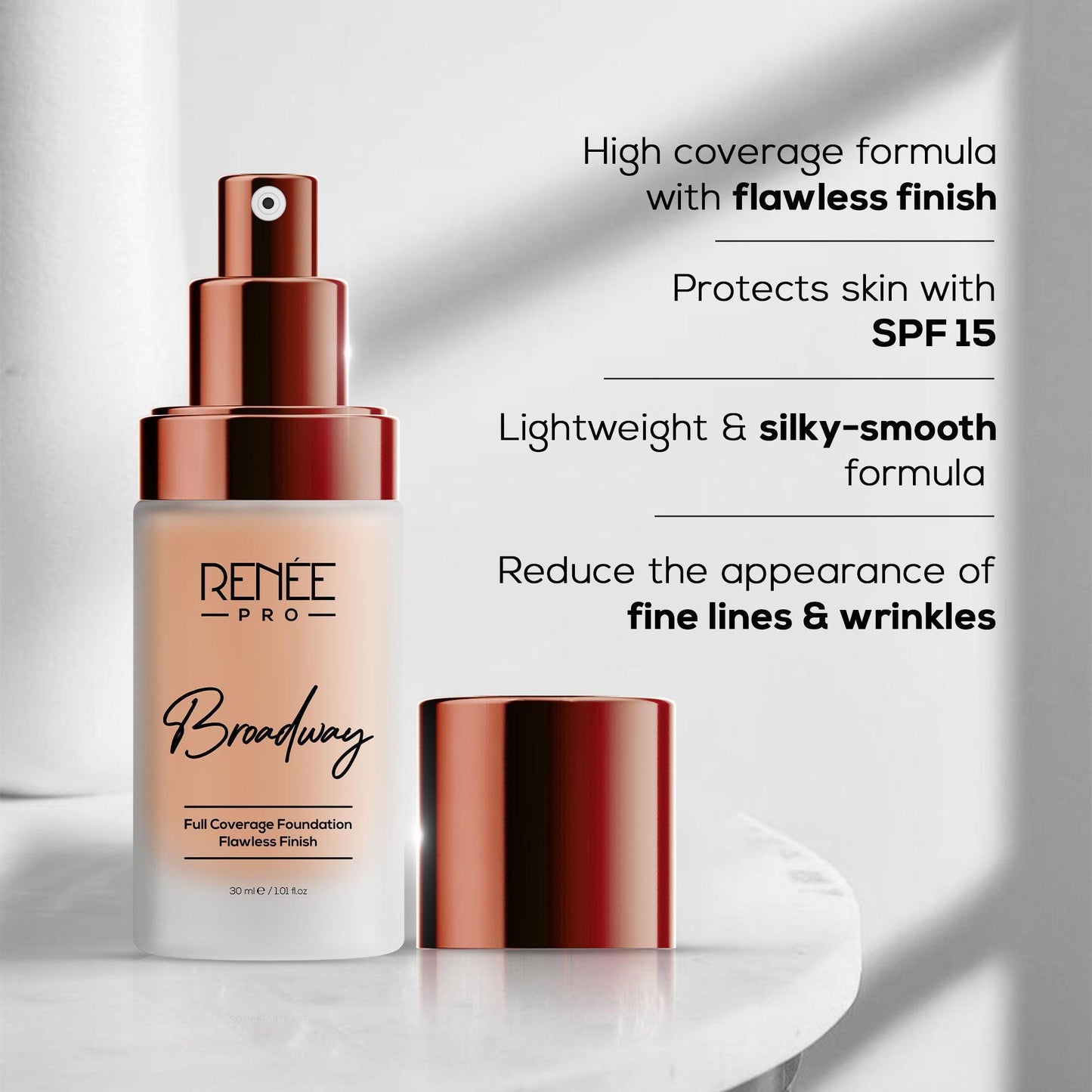 RENEE Pro Broadway Foundation, 30 ml