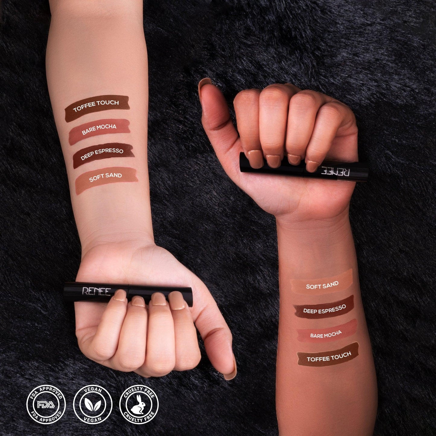 RENEE Very Matte Lipsticks - Long Lasting Weightless Velvety Formula