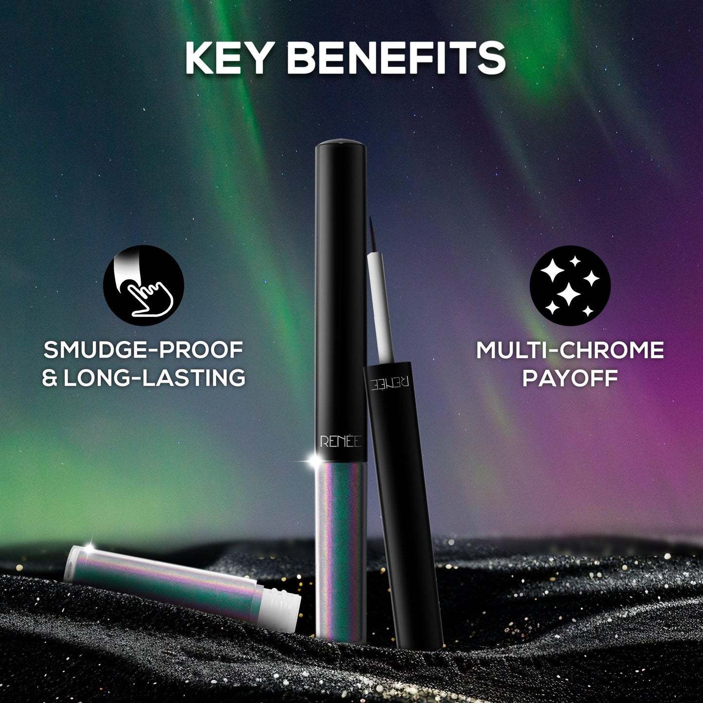 RENEE Holographic Liquid Eyeliner, 1 ml