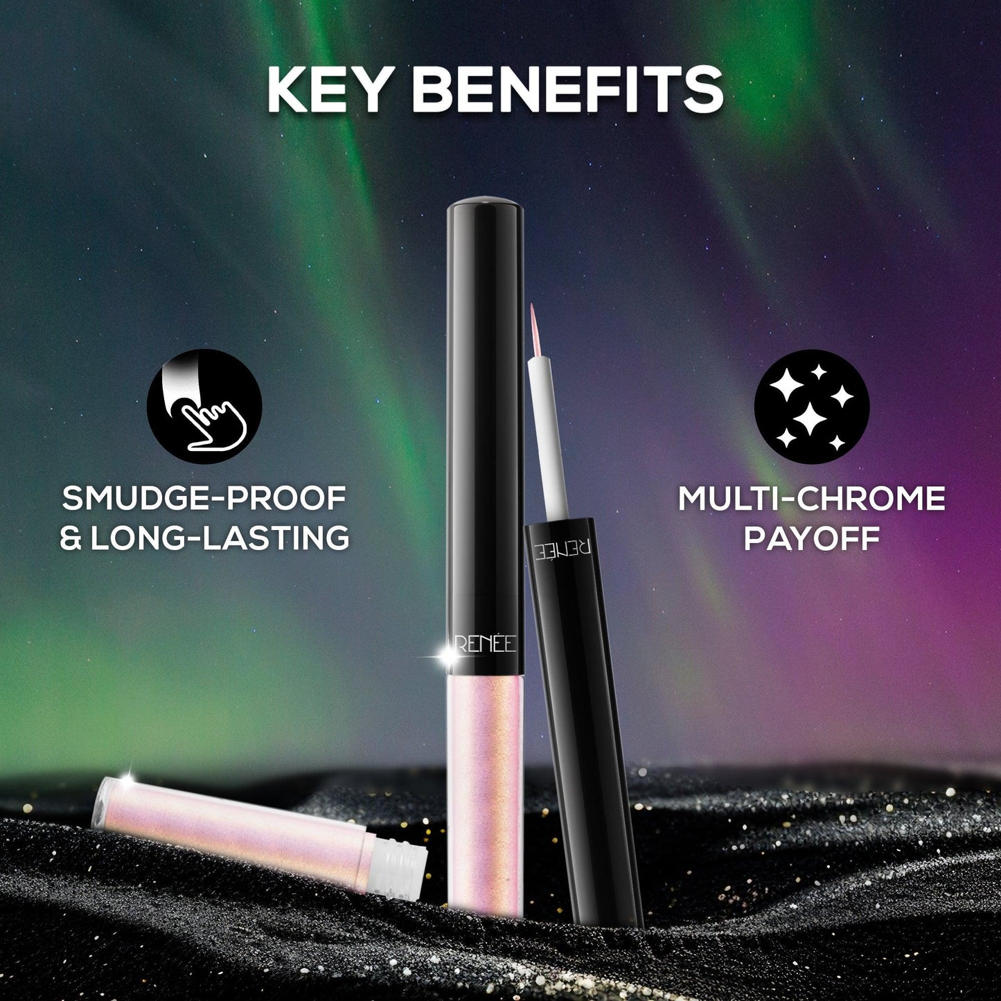 RENEE Holographic Liquid Eyeliner, 1 ml