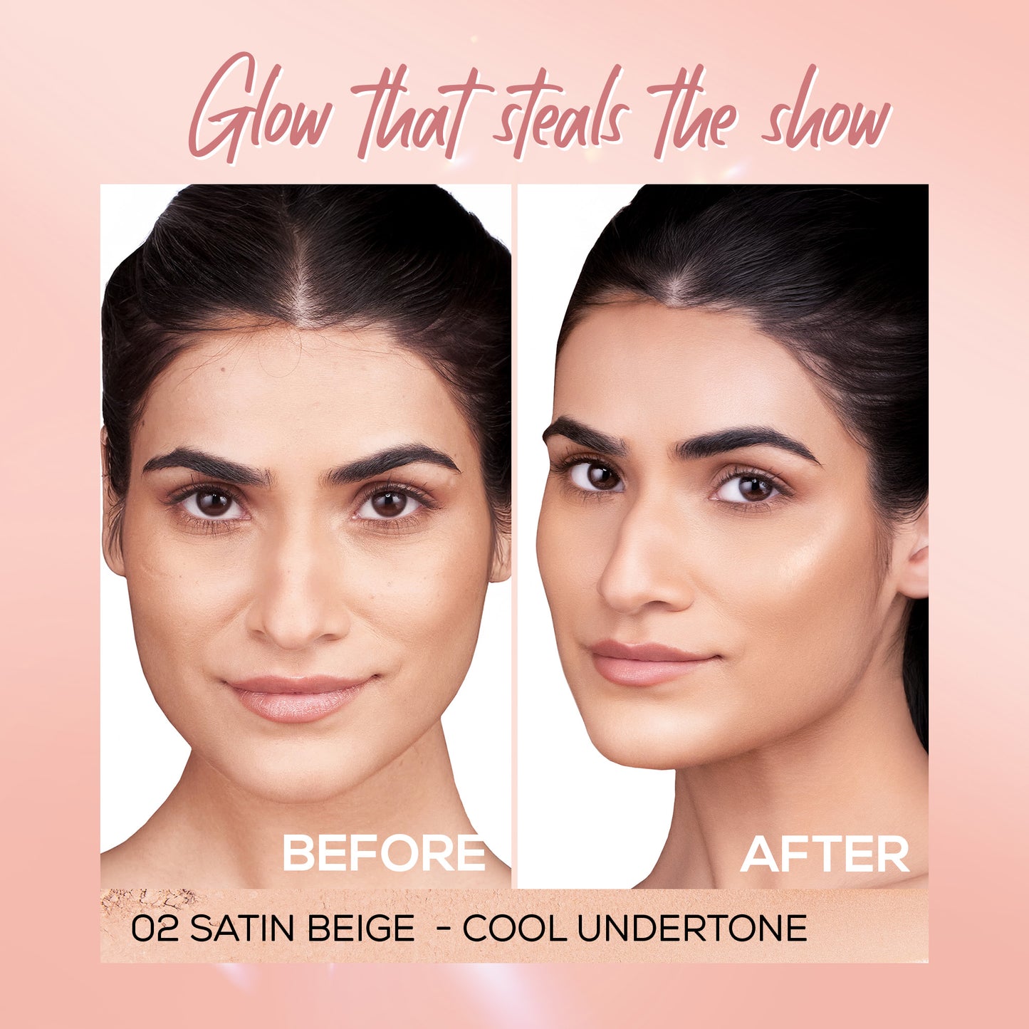 RENEE Lumi Glow Highlighting Compact with 3D Glow For Luminous Skin, 9 g