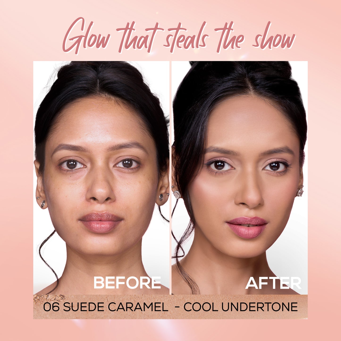 RENEE Lumi Glow Highlighting Compact with 3D Glow For Luminous Skin, 9 g