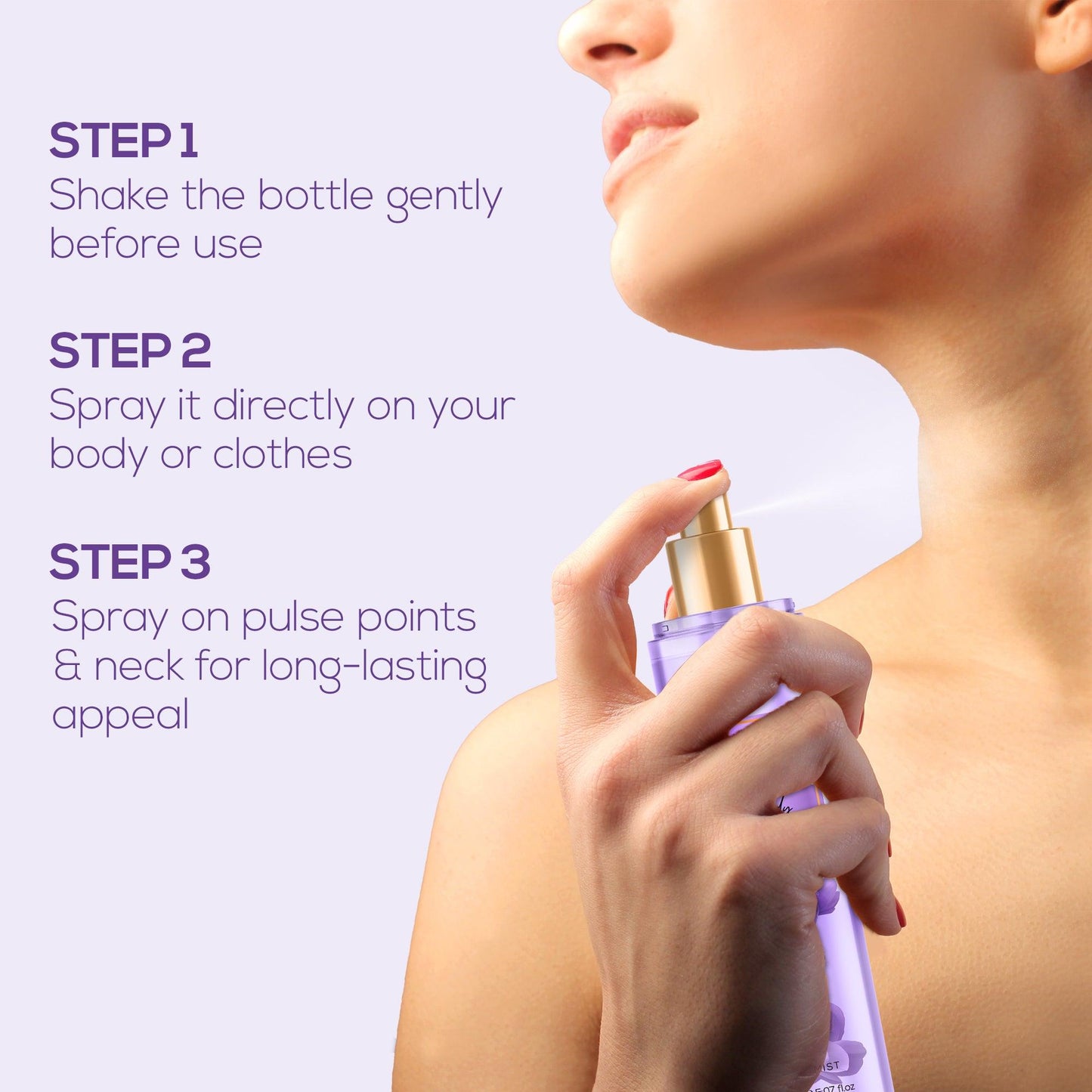 RENEE Violet Melody Body Mist, 150 ml