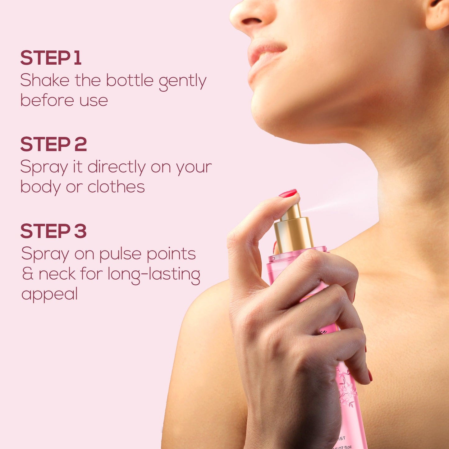 RENEE Pink Romance Body Mist, 150 ml