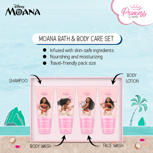 Moana’s Summer Care Paradise Gift Set For Preteens by Princess by RENEE