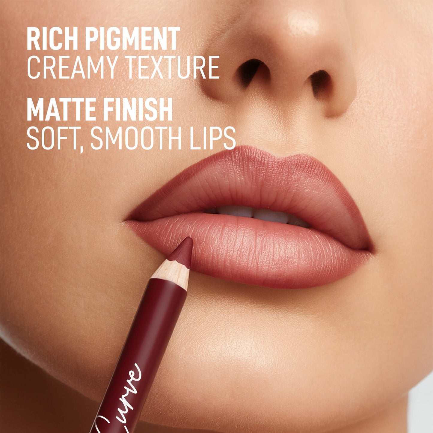 RENEE Curve Matte Lip Liner With Sharpener, 2.5g