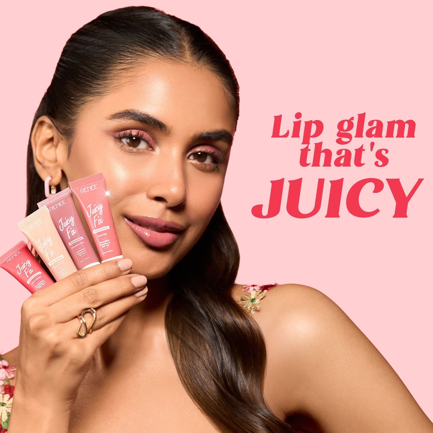 RENEE Juicy Fix Tinted Lip Balm With SPF 30, 10g