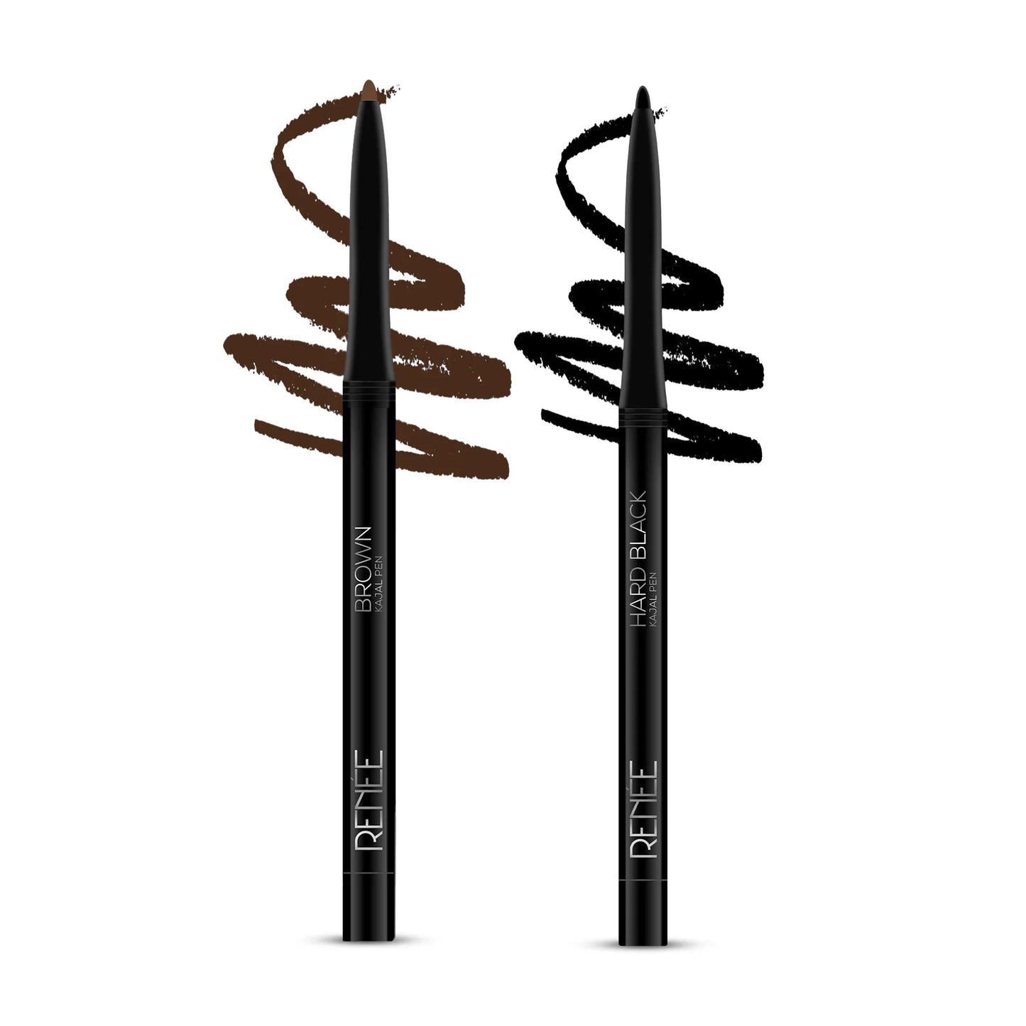 RENEE Hard Black & Pure Brown Kajal combo