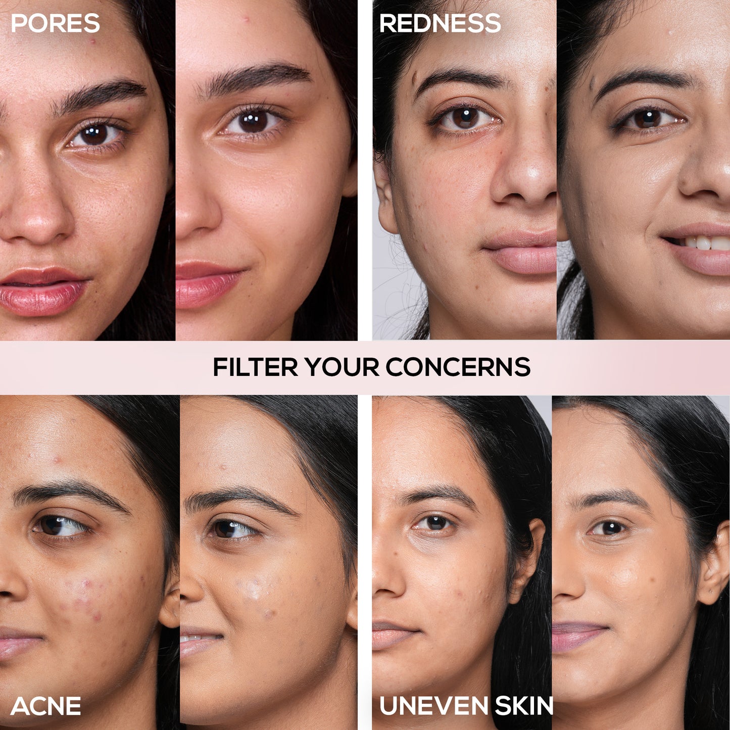 RENEE Bollywood Filter Pore Minimising Blurring Liquid Foundation With Matte Finish & Full Coverage, 30 ml