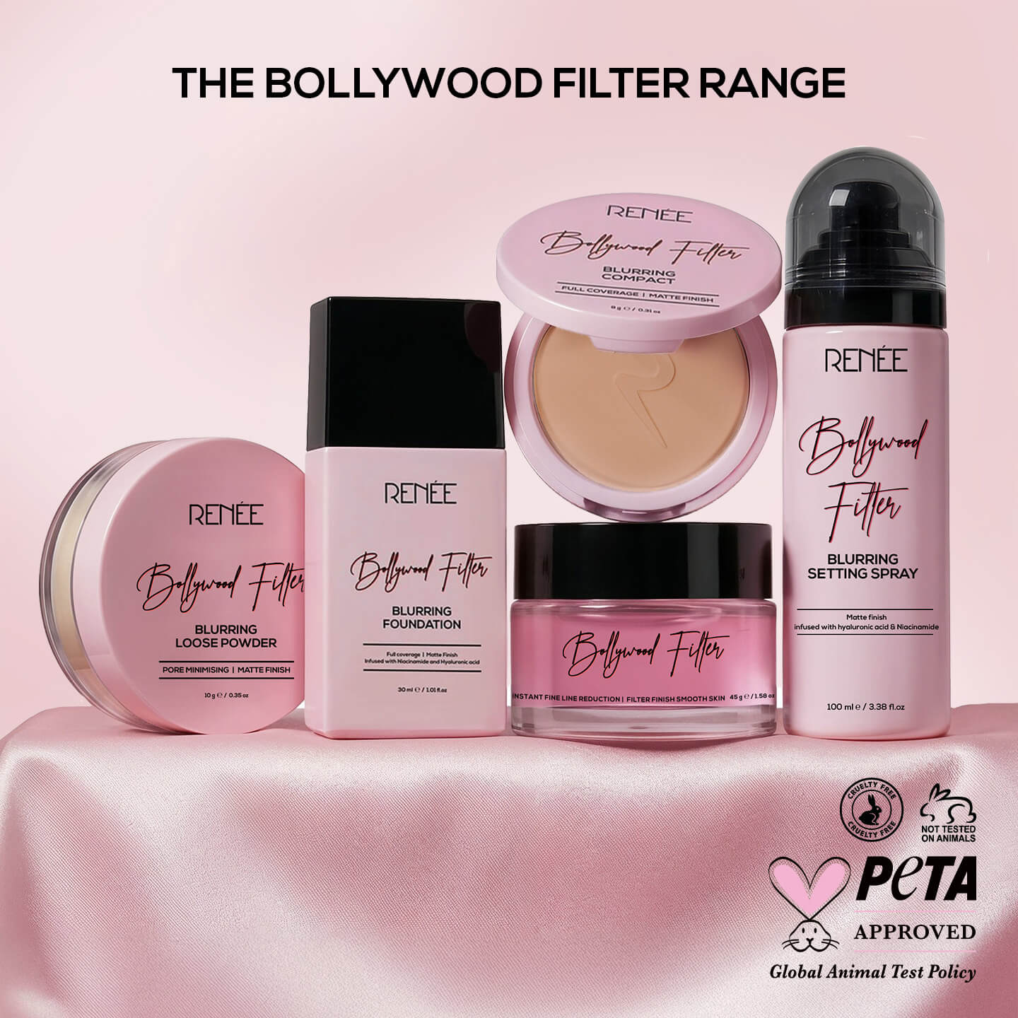 RENEE Bollywood Filter Pore Blurring Loose Powder For Face With Matte Finish