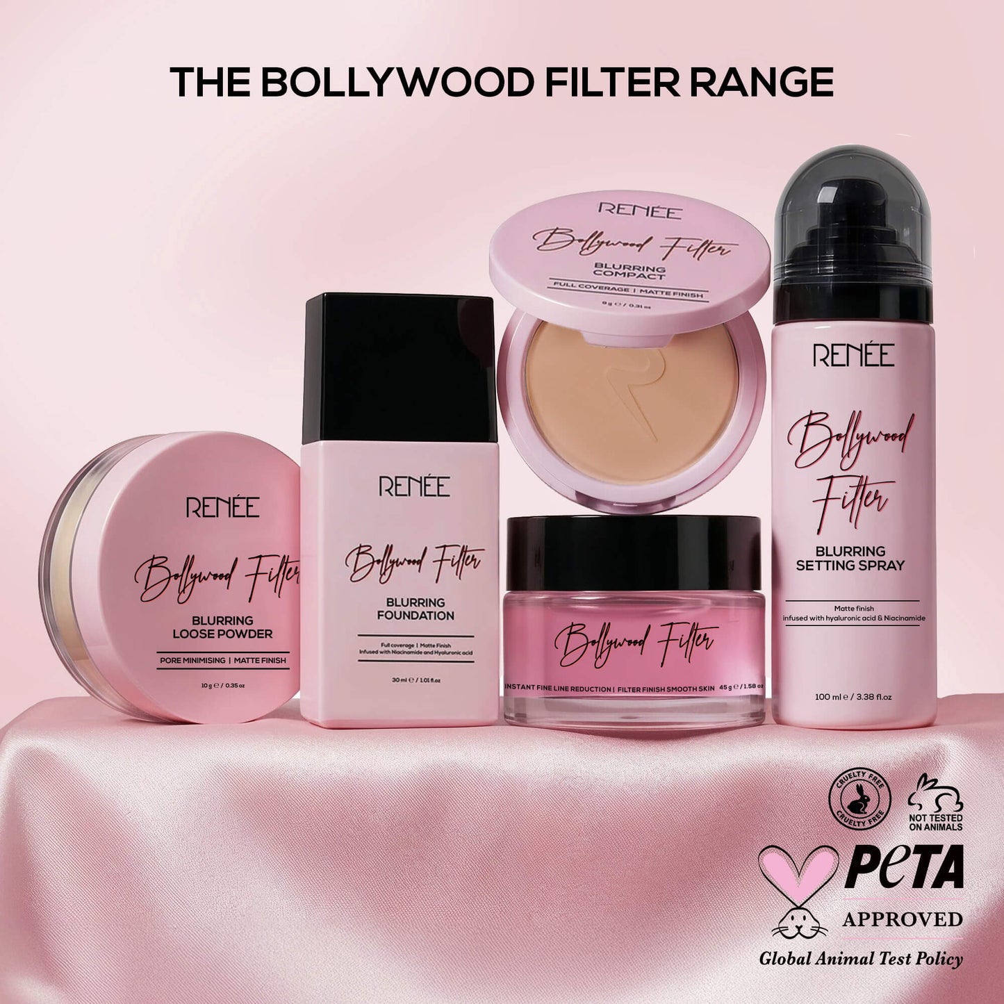 RENEE Bollywood Filter Pore Blurring Loose Powder For Face With Matte Finish