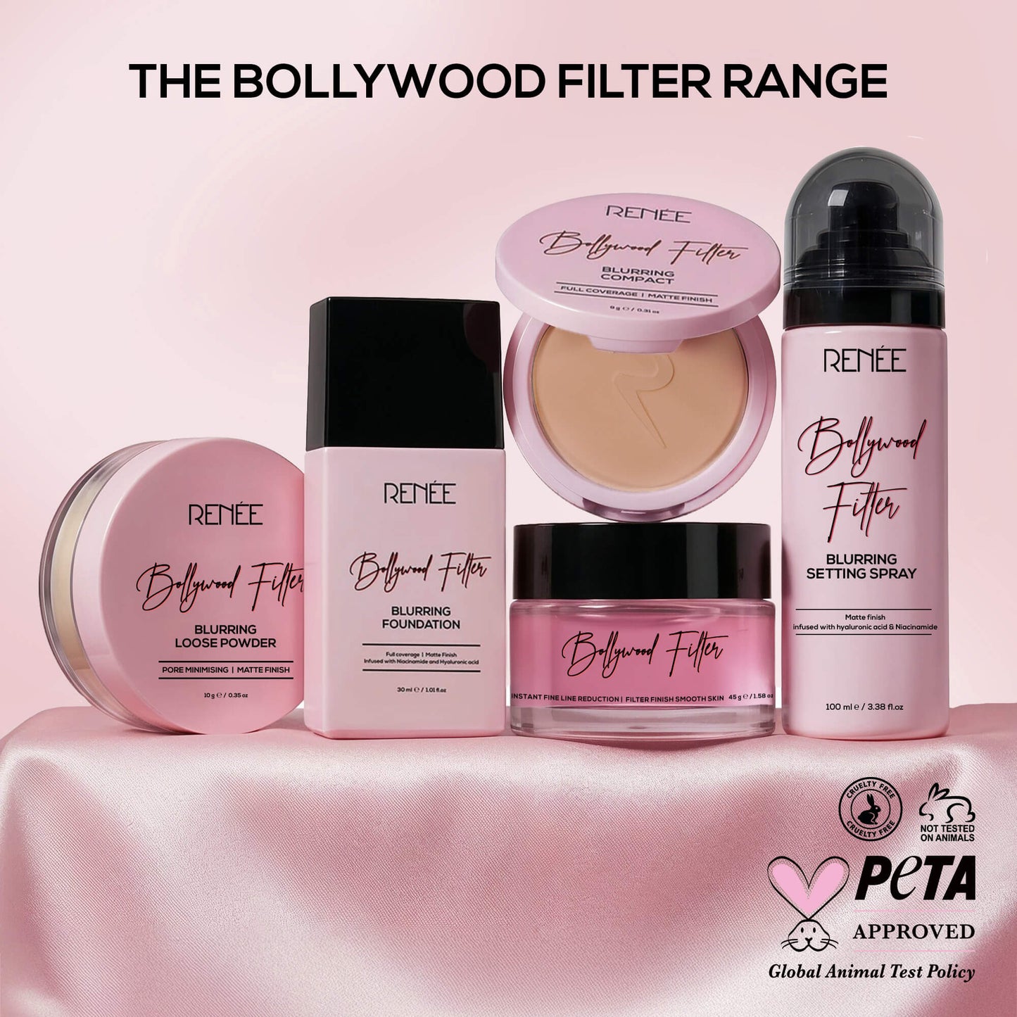 RENEE Bollywood Filter Pore Blurring Loose Powder For Face With Matte Finish