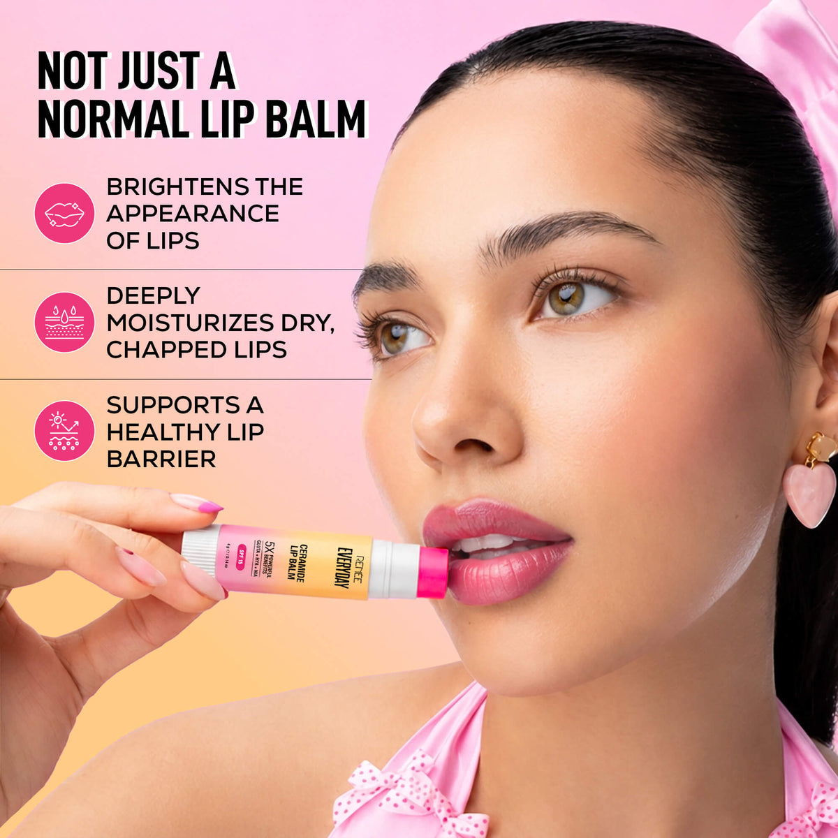 RENEE Everyday Ceramide Moisturizing Lip Balm For Dry Lips With SPF 15
