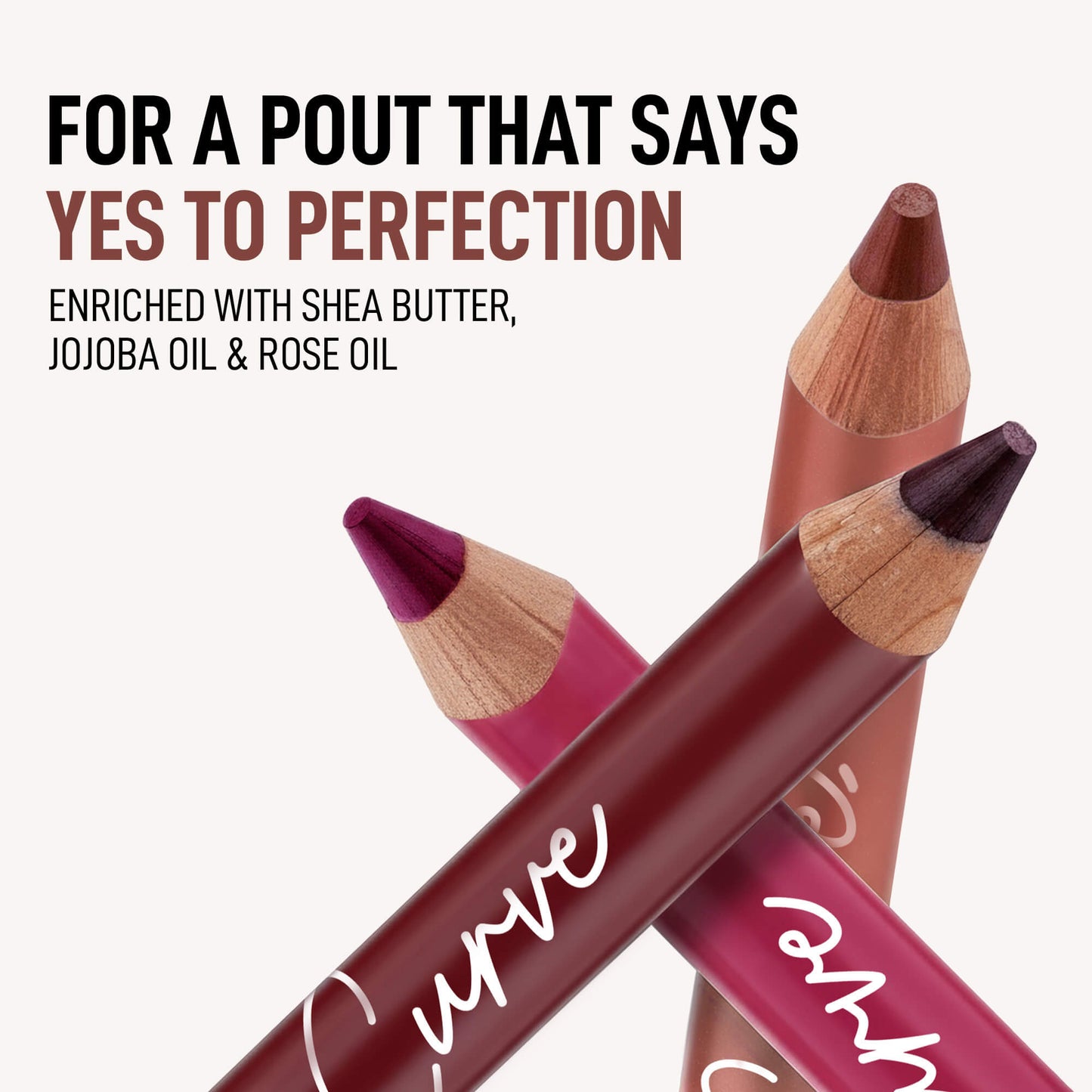 RENEE Curve Matte Lip Liner With Sharpener, 2.5g