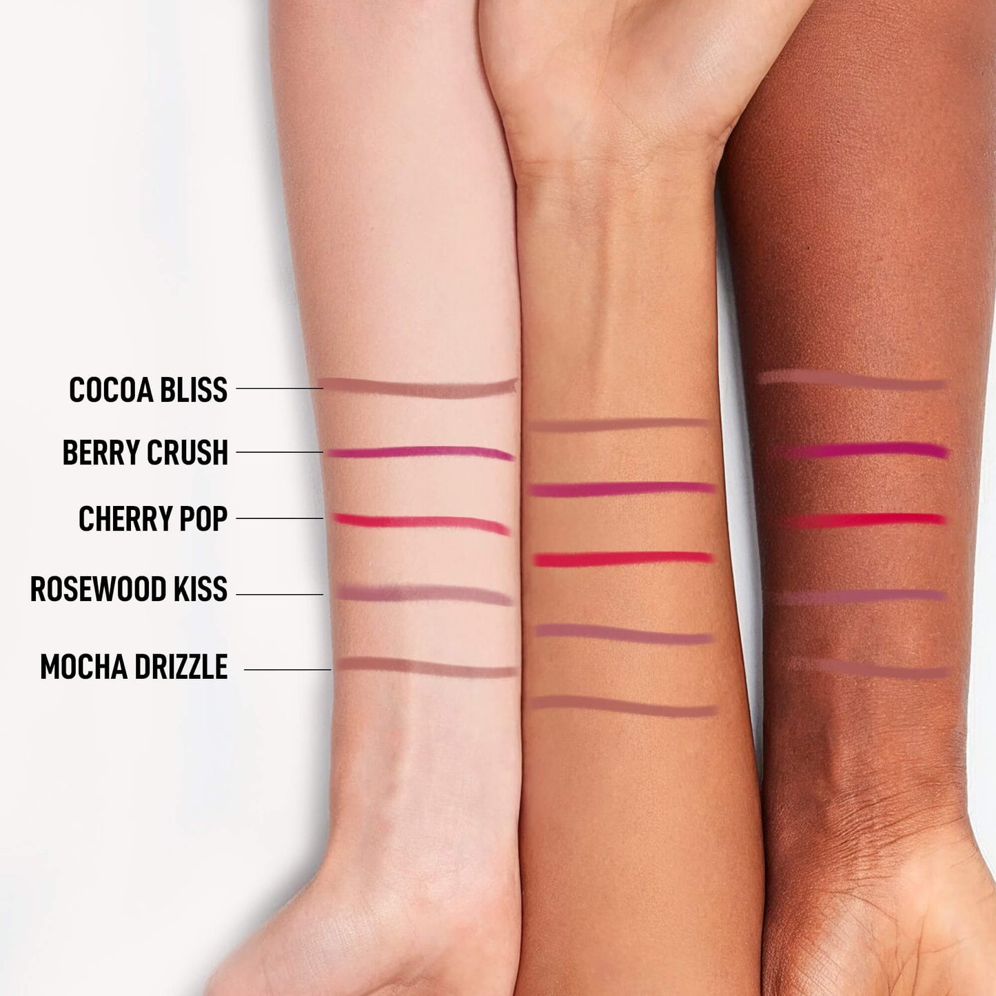 RENEE Curve Matte Lip Liner With Sharpener, 2.5g