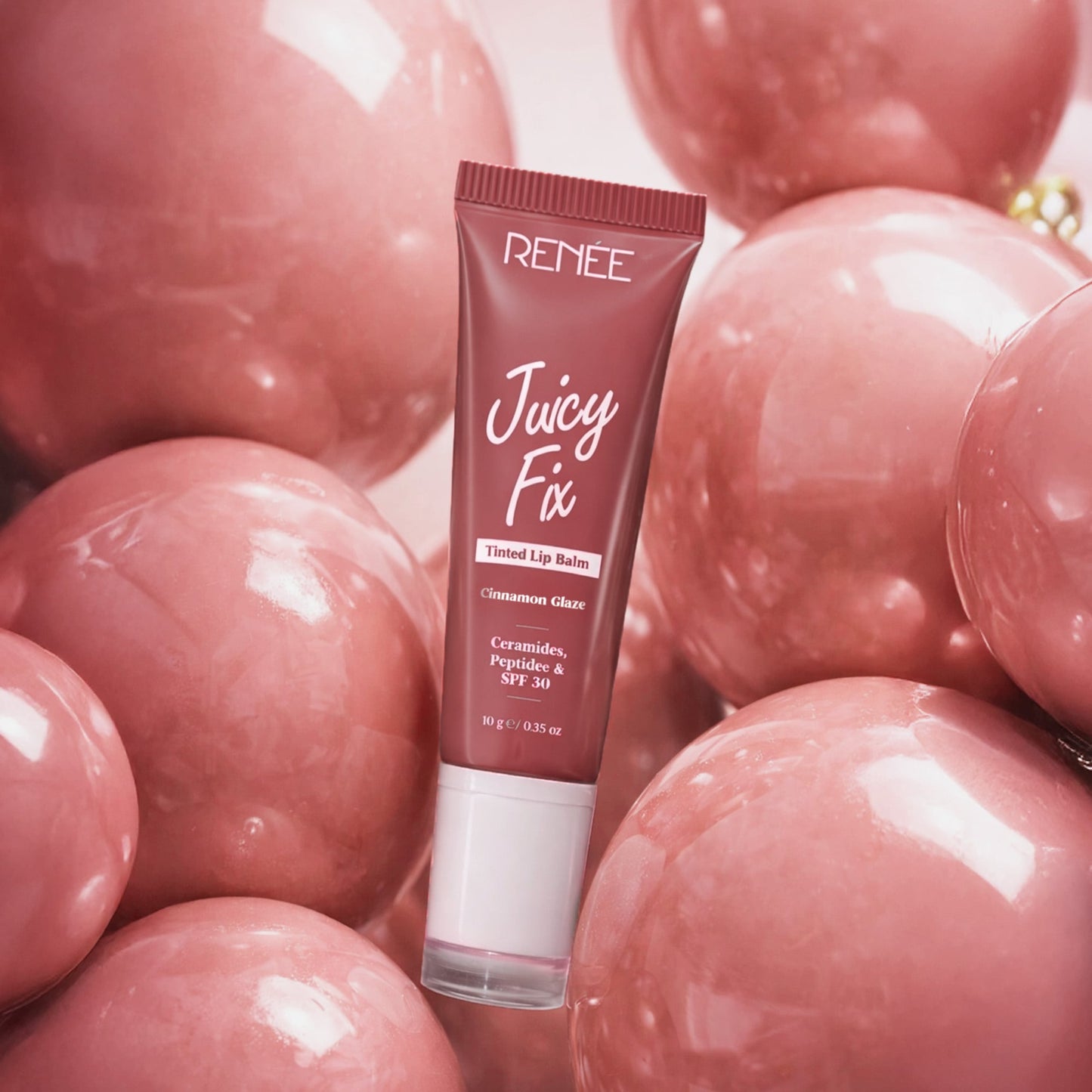 RENEE Juicy Fix Tinted Lip Balm With SPF 30, 10g