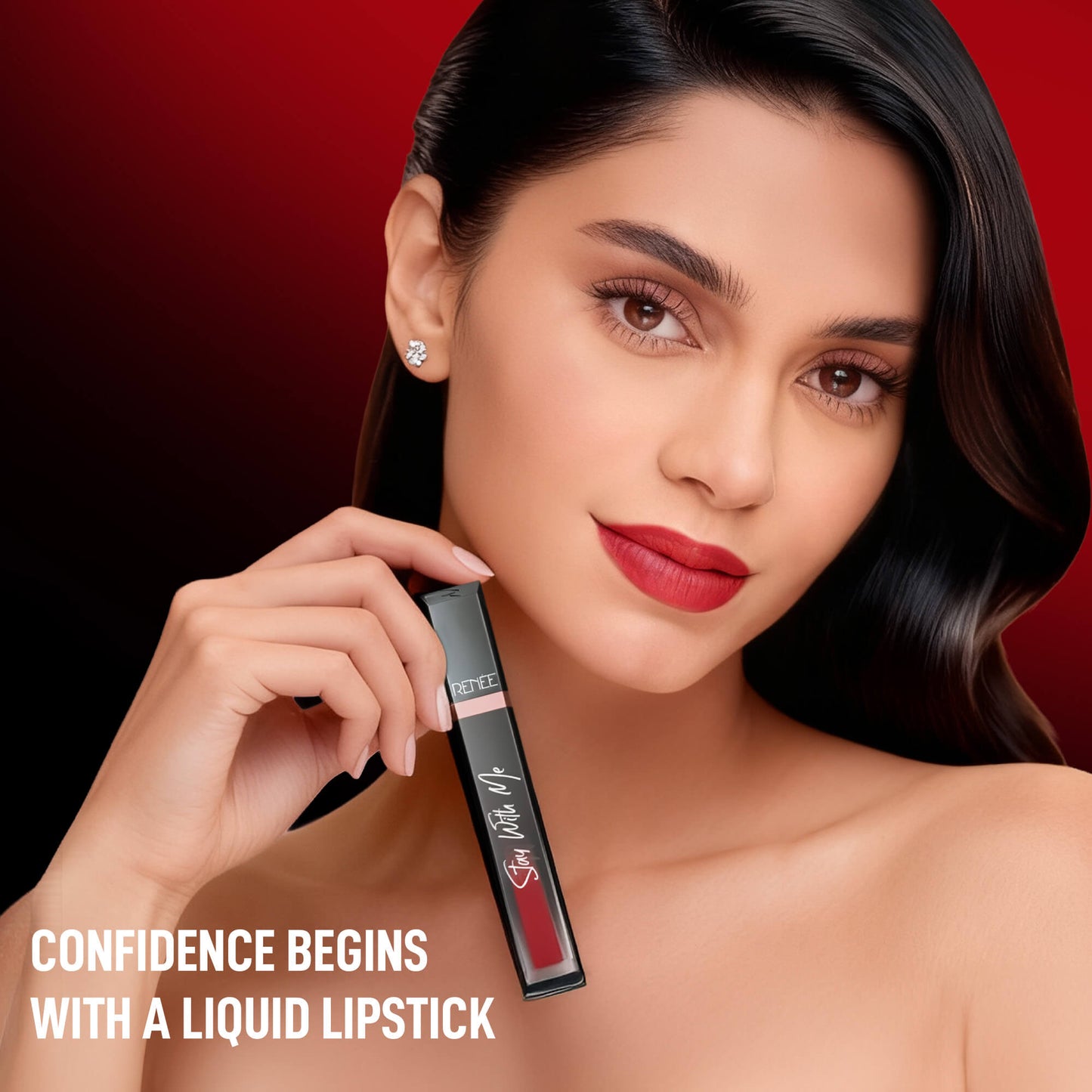 RENEE Curve Matte Lip Liner & Stay With Me Matte Liquid Lipstick Set