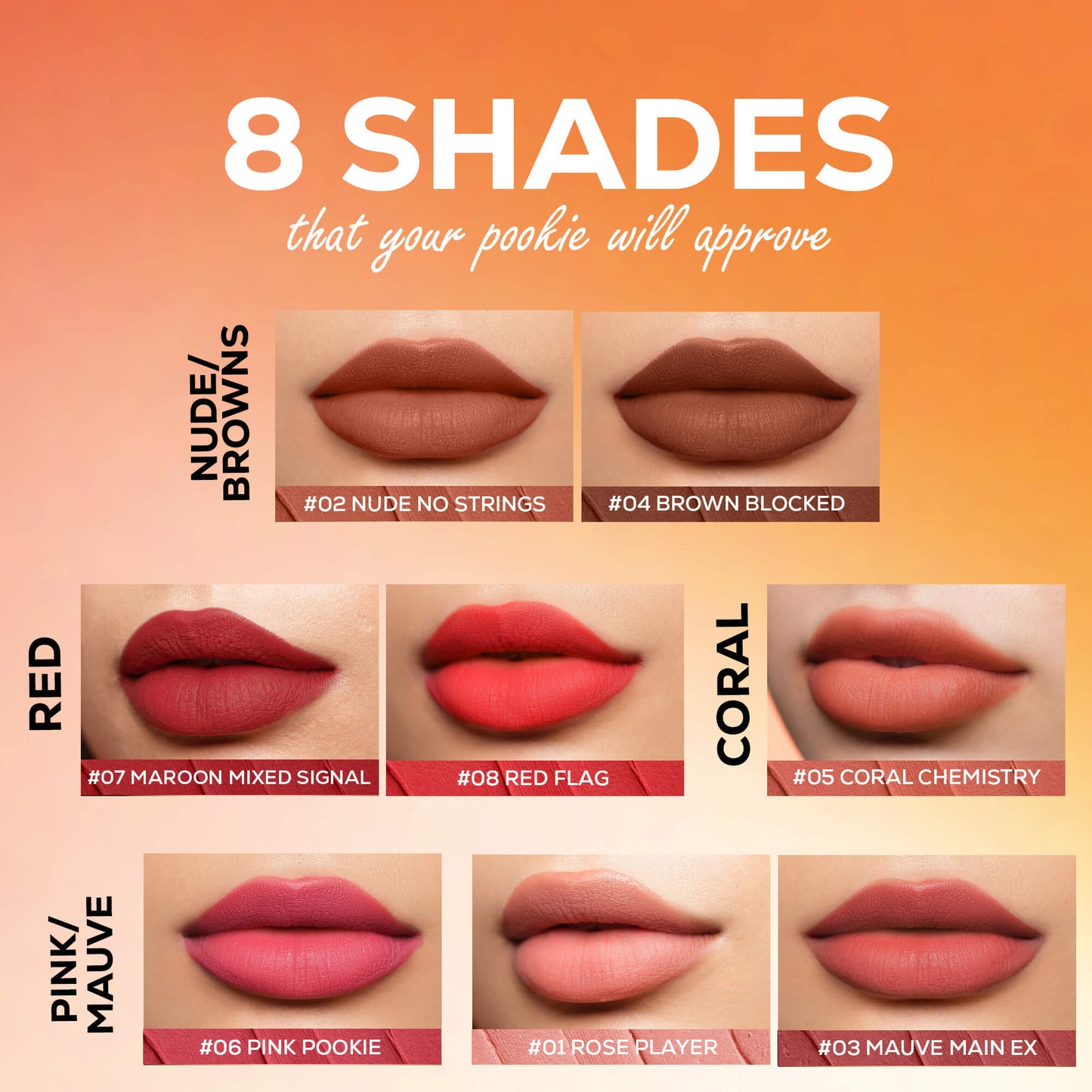 RENEE Delulu Blurring Matte Liquid Lipstick, 4ml