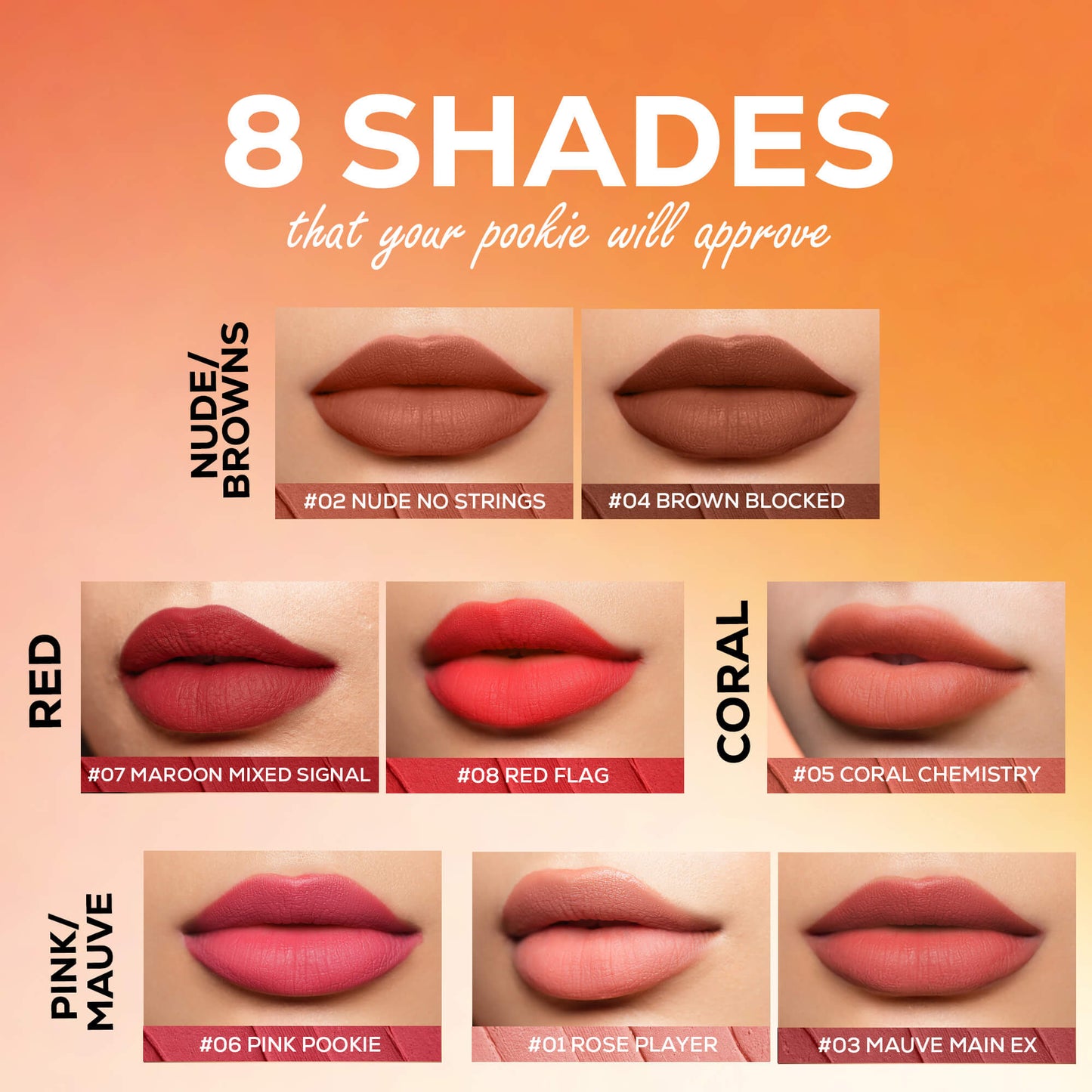 RENEE Delulu Blurring Matte Liquid Lipstick, 4ml