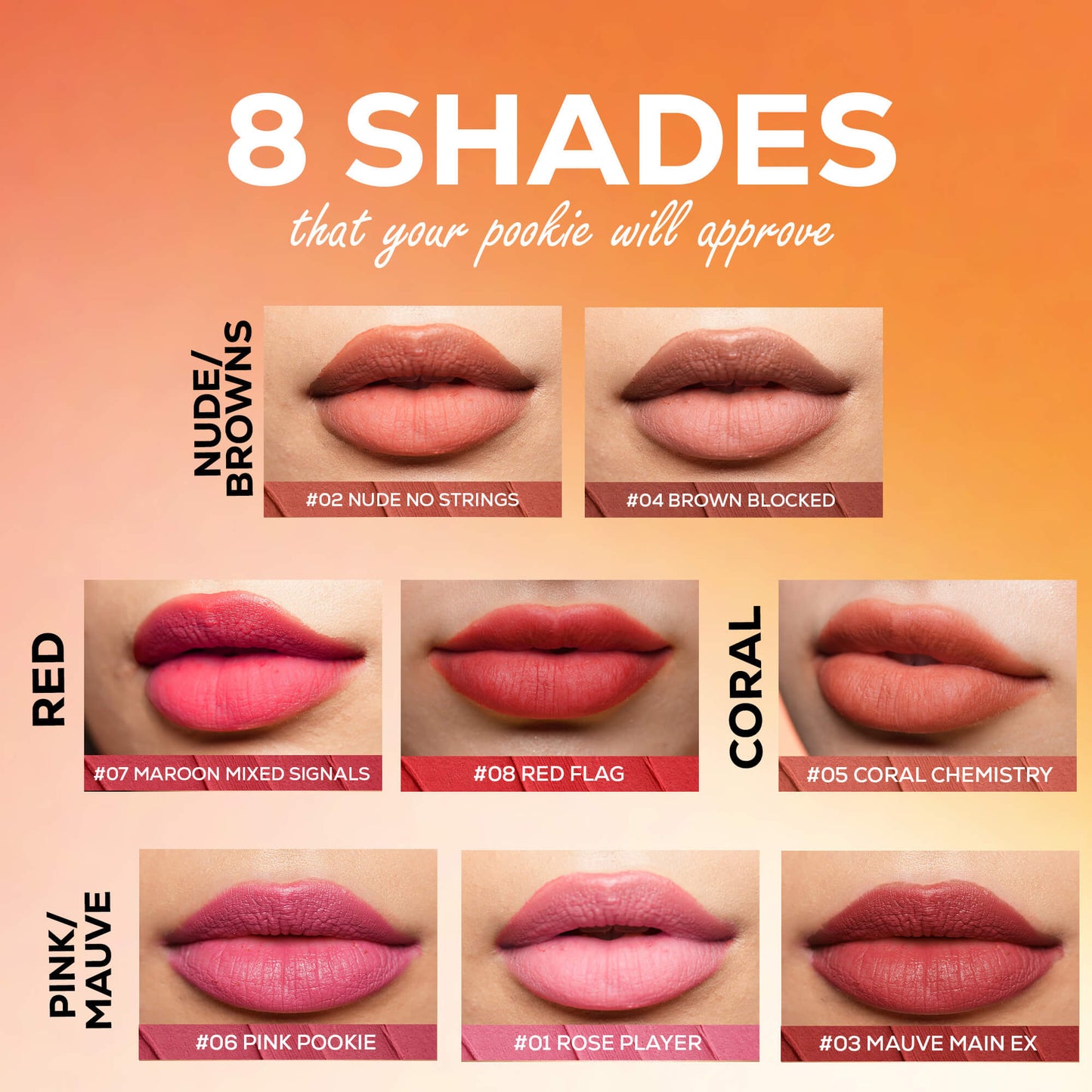 RENEE Delulu Blurring Matte Liquid Lipstick, 4ml