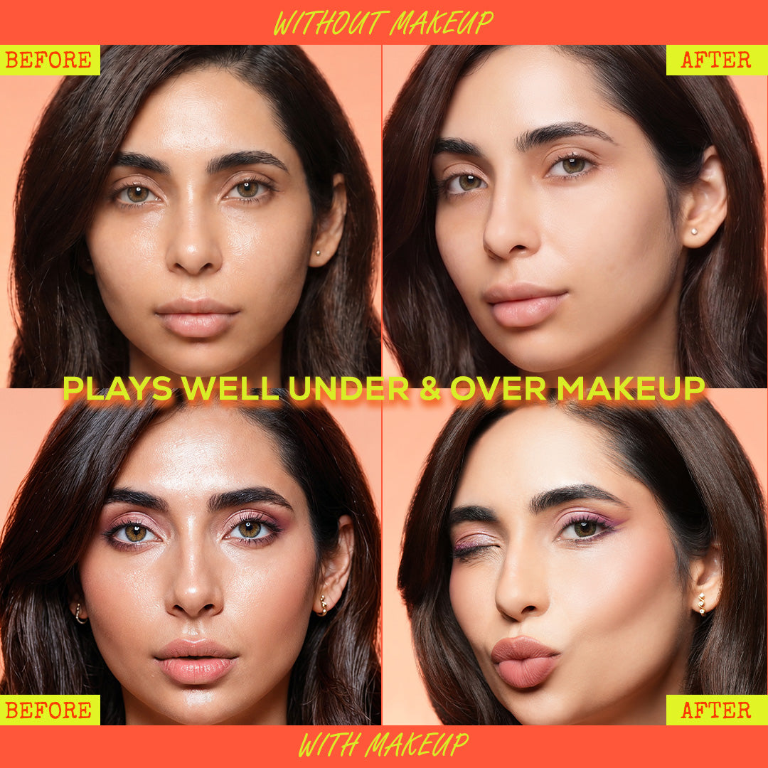 RENEE Delulu Blurring Gel Compact With Matte Finish, Controls Excess Oil & Reduces Shine