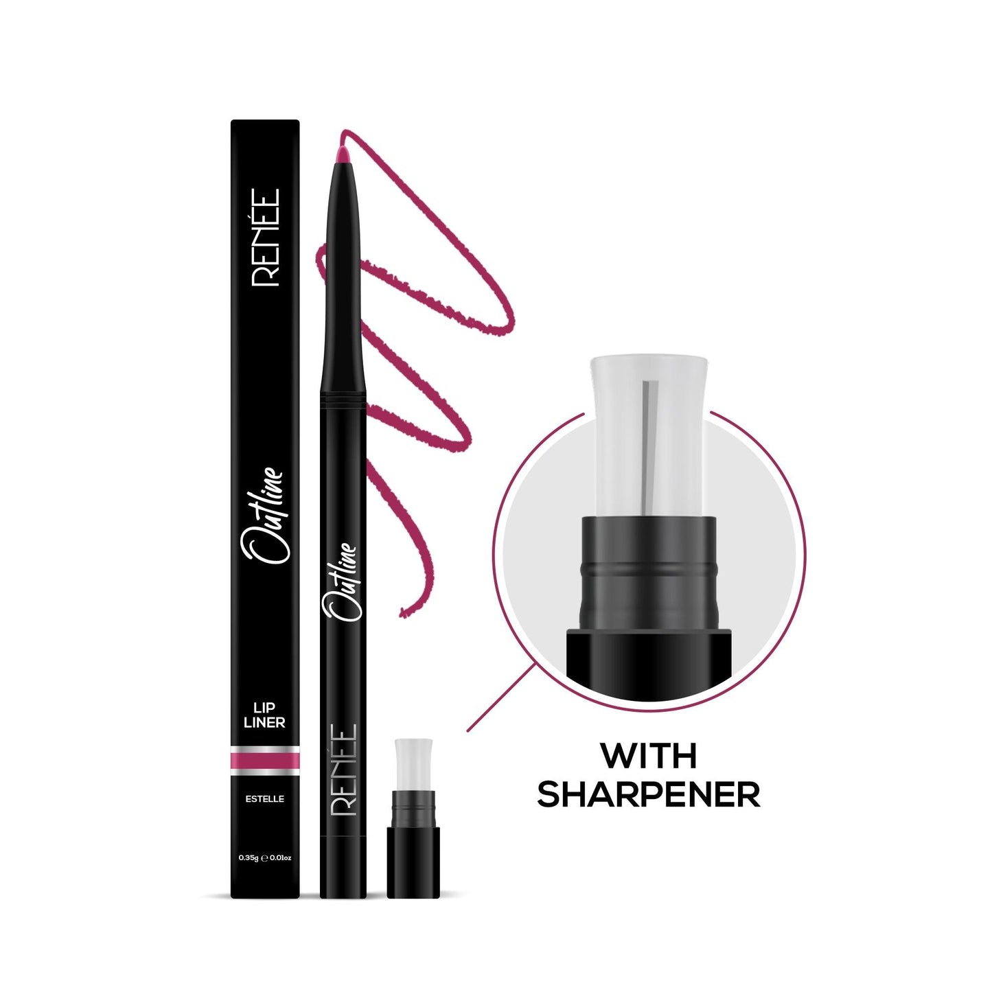 RENEE Outline Lip Liner, 0.35 g