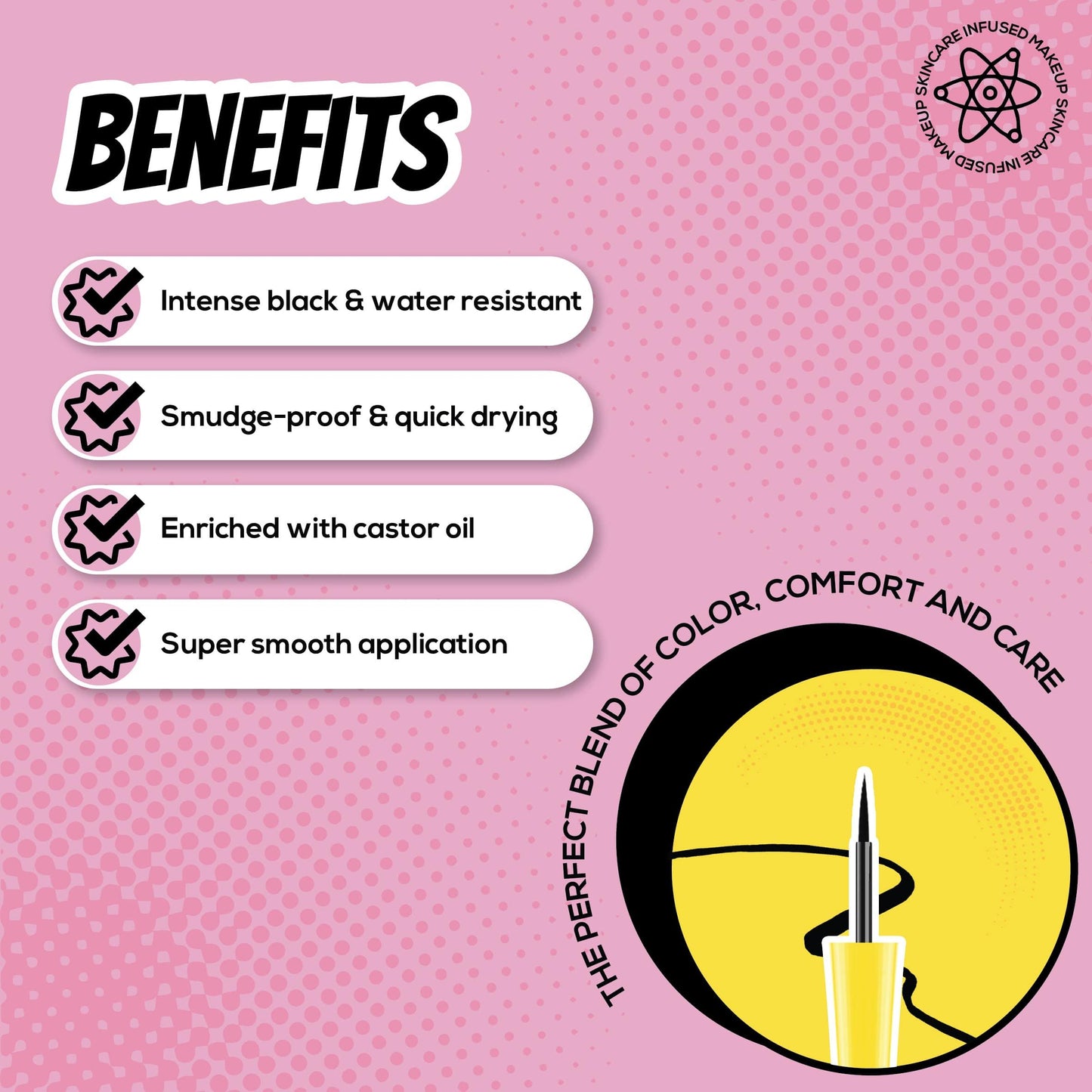 RENEE Everyday Eyeliner, Black, 3.5 ml