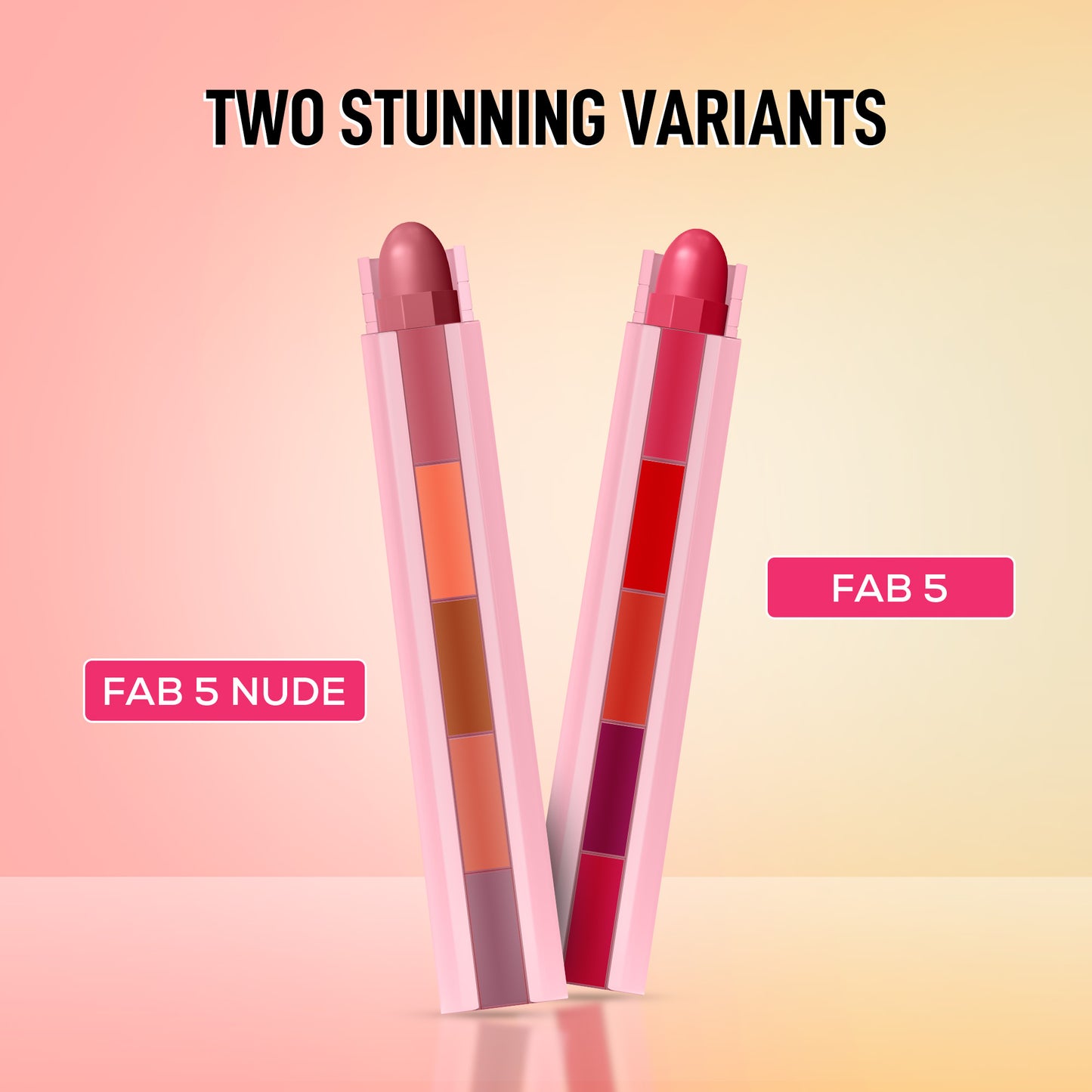 RENEE Everyday Fab 5 5-in-1 Matte Lipstick