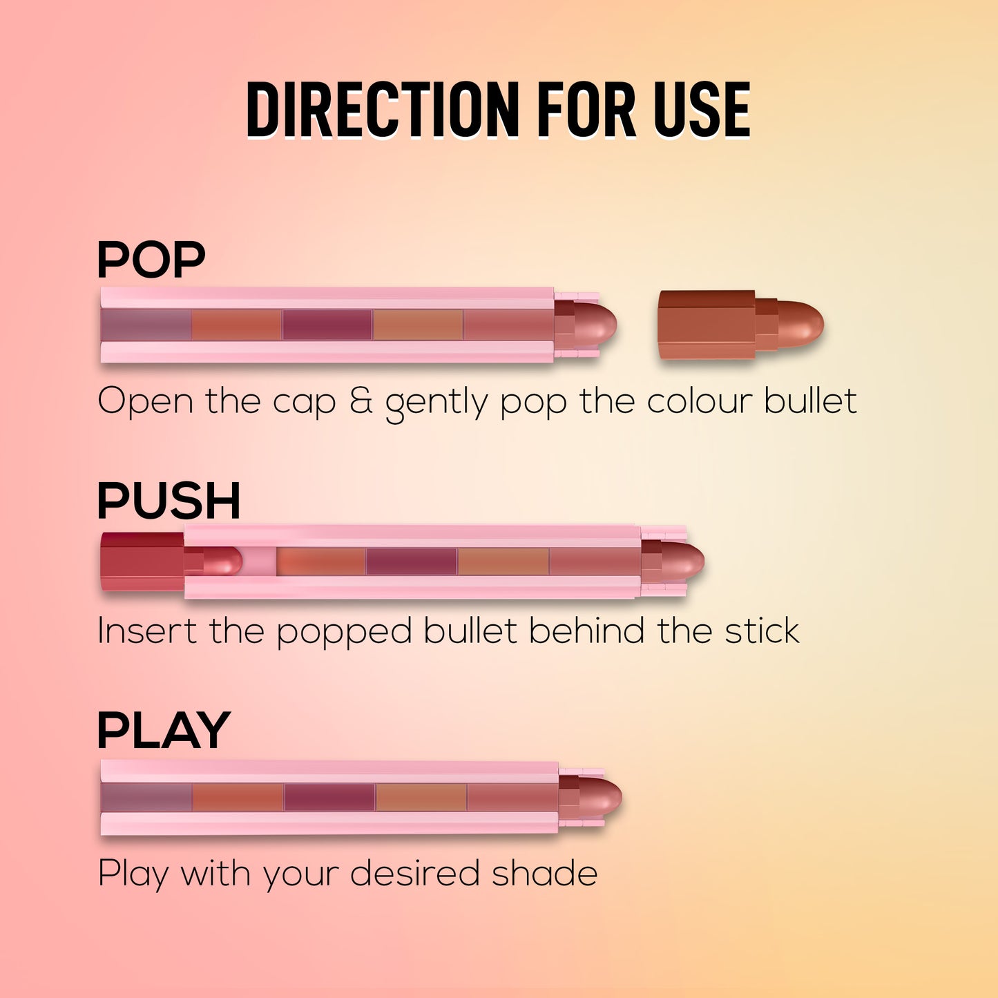 RENEE Everyday Fab 5 5-in-1 Matte Lipstick