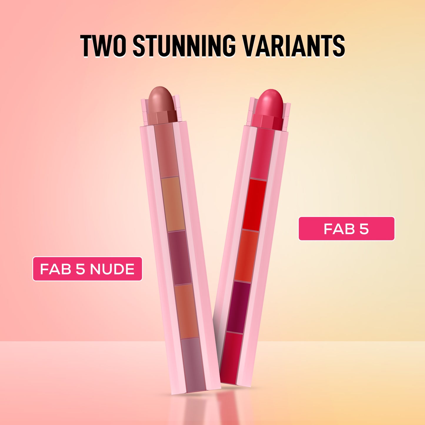 RENEE Everyday Fab 5 5-in-1 Matte Lipstick