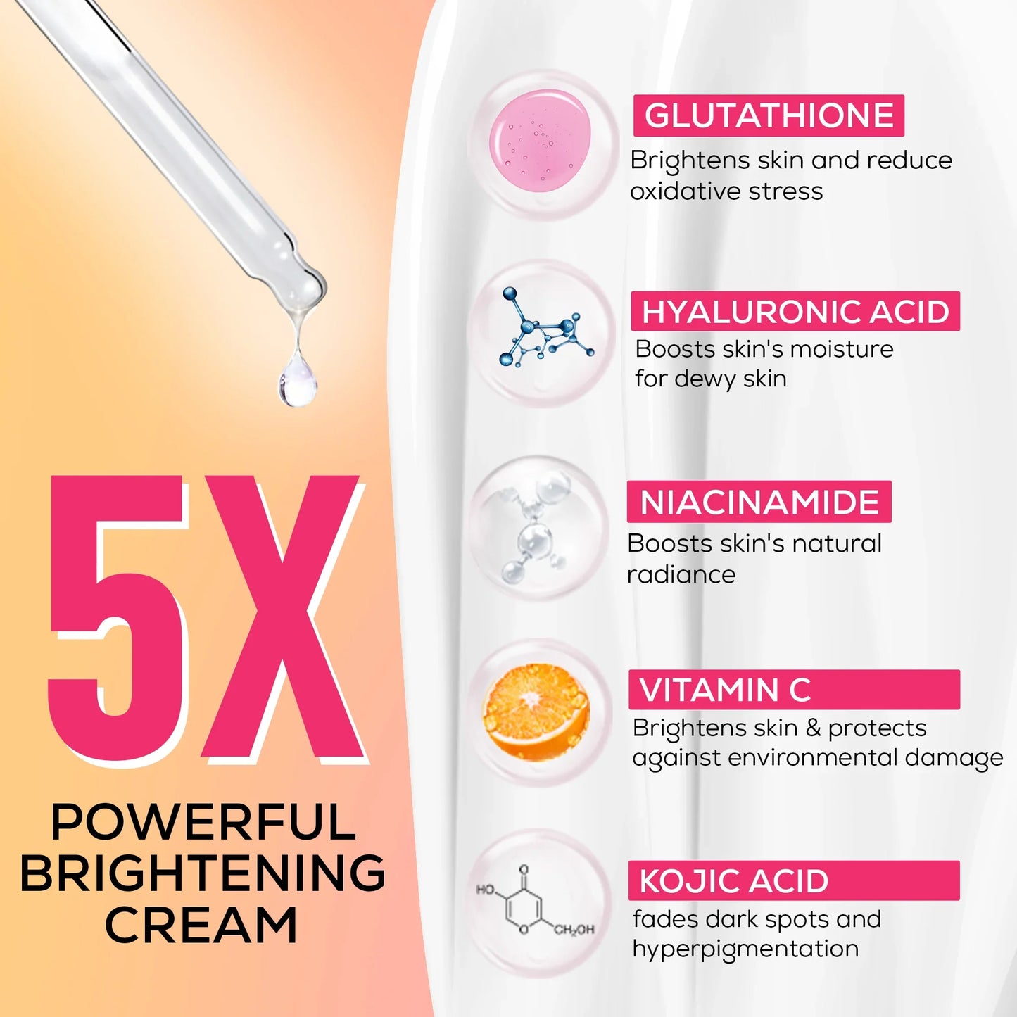 RENEE Everyday Face Bright Serum In Cream For Clear, Bright Skin, Pack of 2