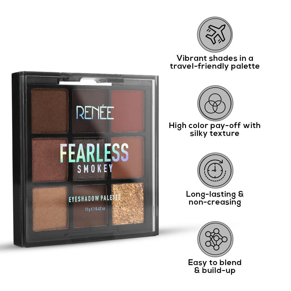 RENEE Fearless Eyeshadow Palette, 12 g