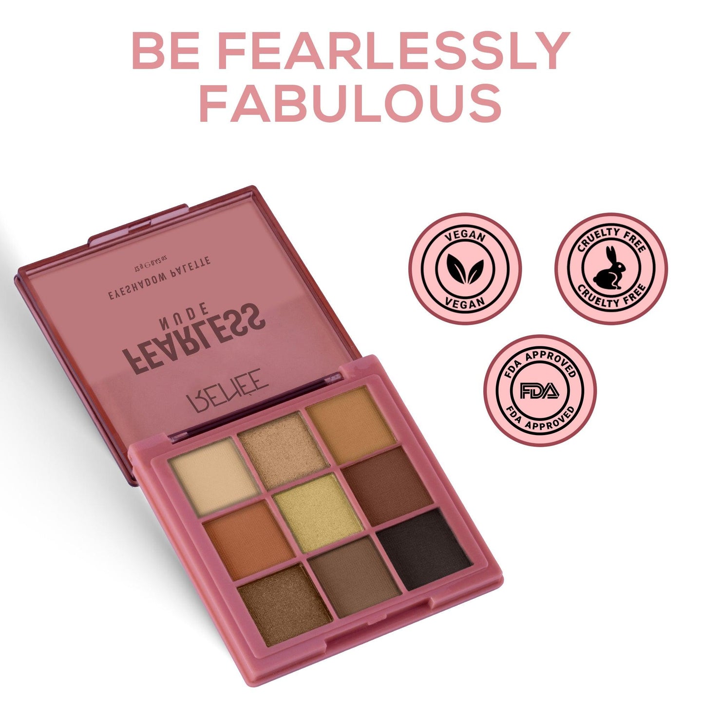 RENEE Fearless Eyeshadow Palette, 12 g