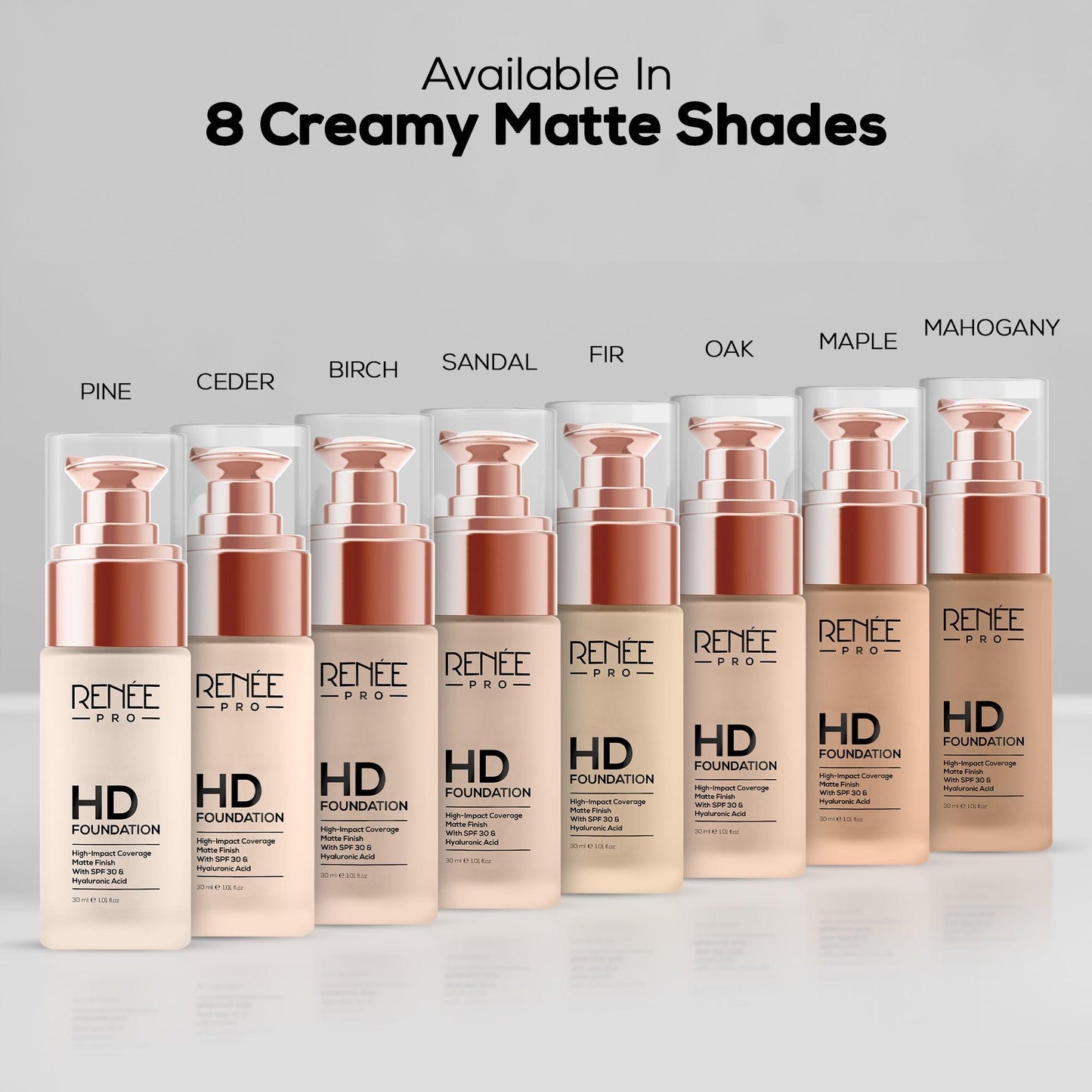 RENEE PRO HD Foundation, 30 Ml