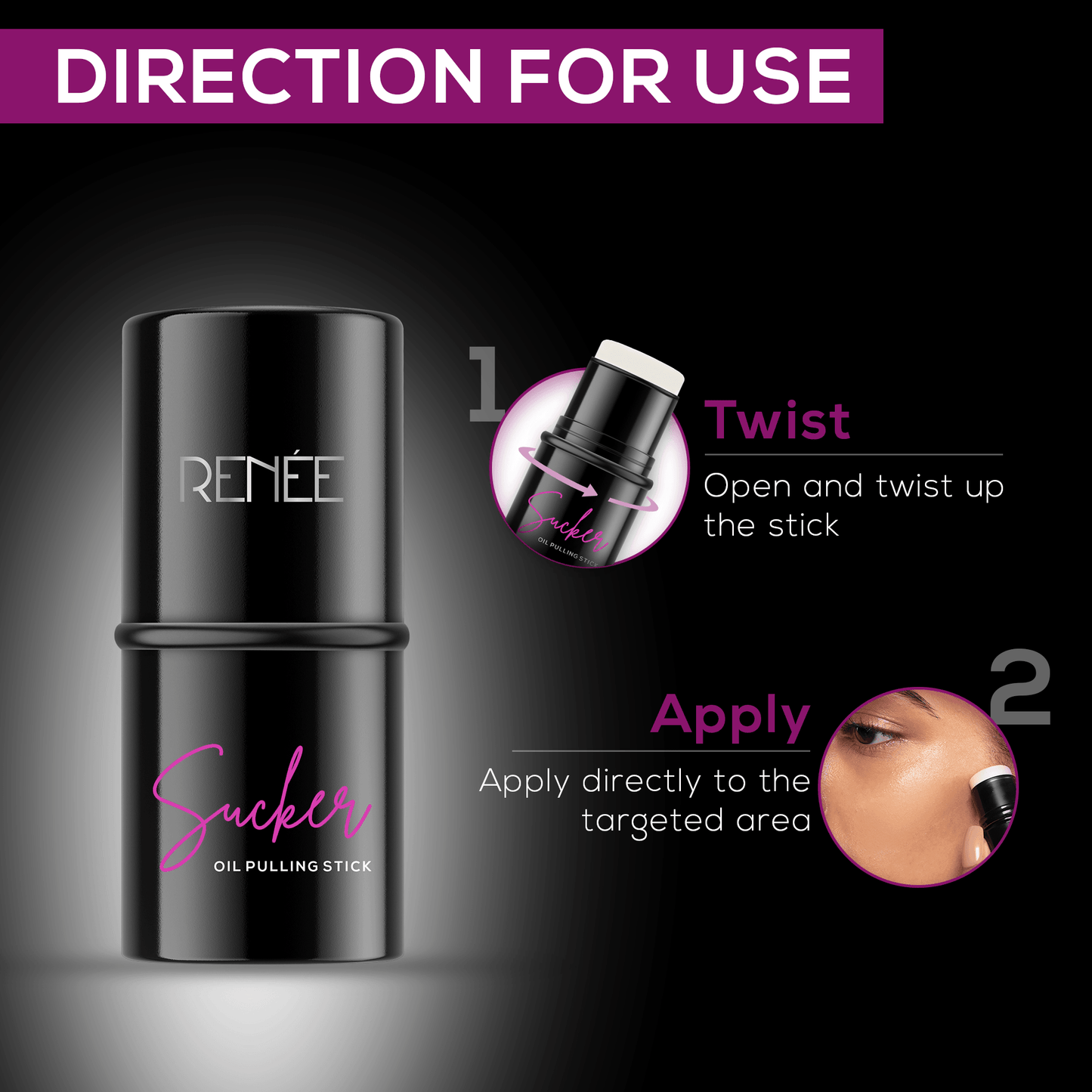 RENEE Sucker Oil Pulling Stick, 5g