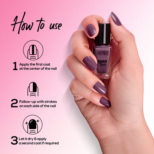 RENEE Insta Touch Nail Paints - Set of 4